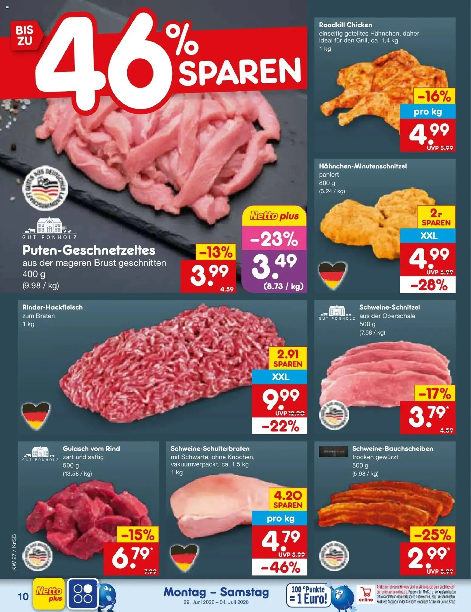 Netto Marken-Discount Prospekt Jüchen – gültig ab 29.06.2026 | Seite: 14 | Produkte: Gulasch