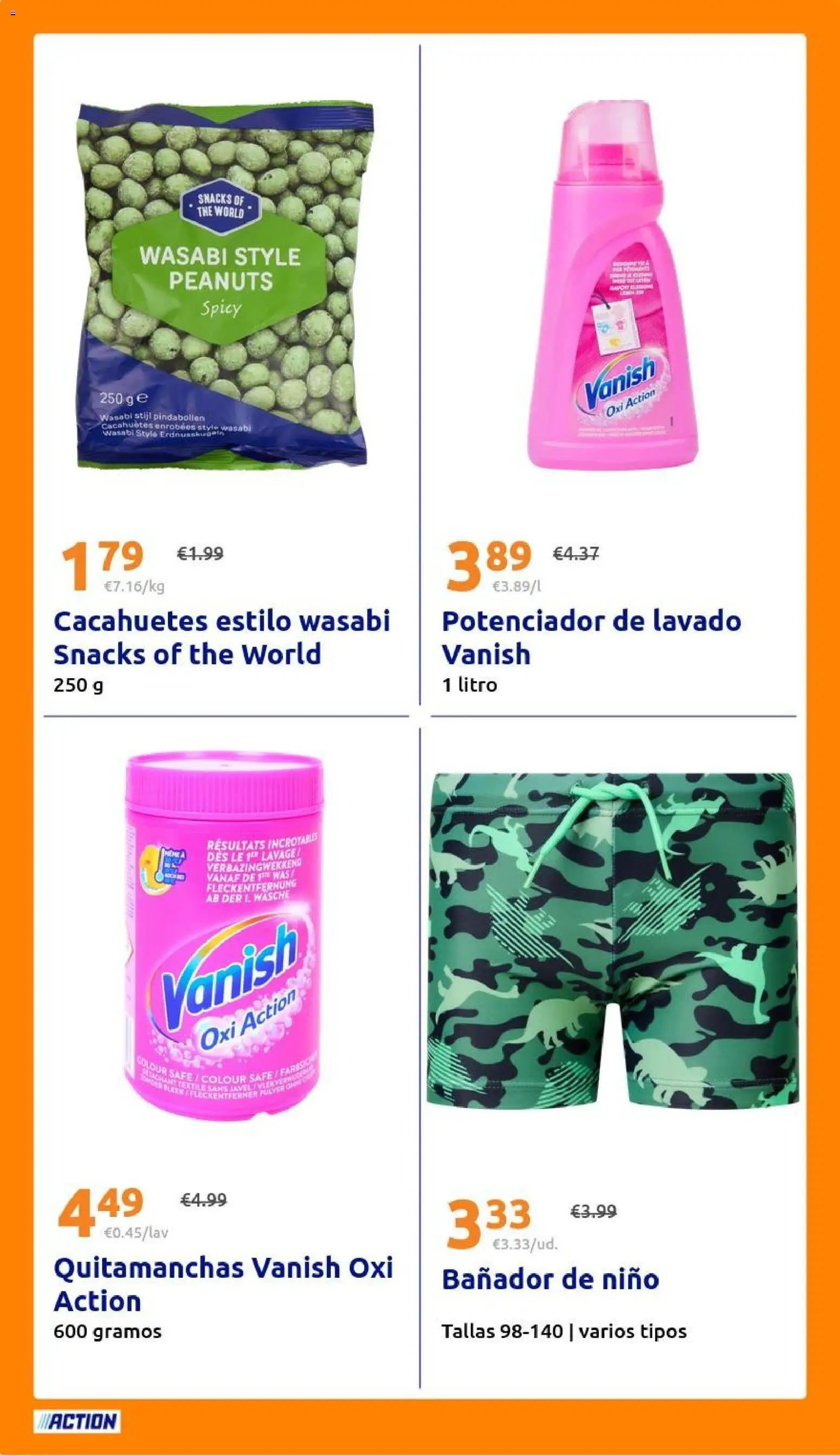 Action folleto │ válido desde el 15/07/2026 | Página: 22 | Productos: Cacahuetes, Quitamanchas, Snacks