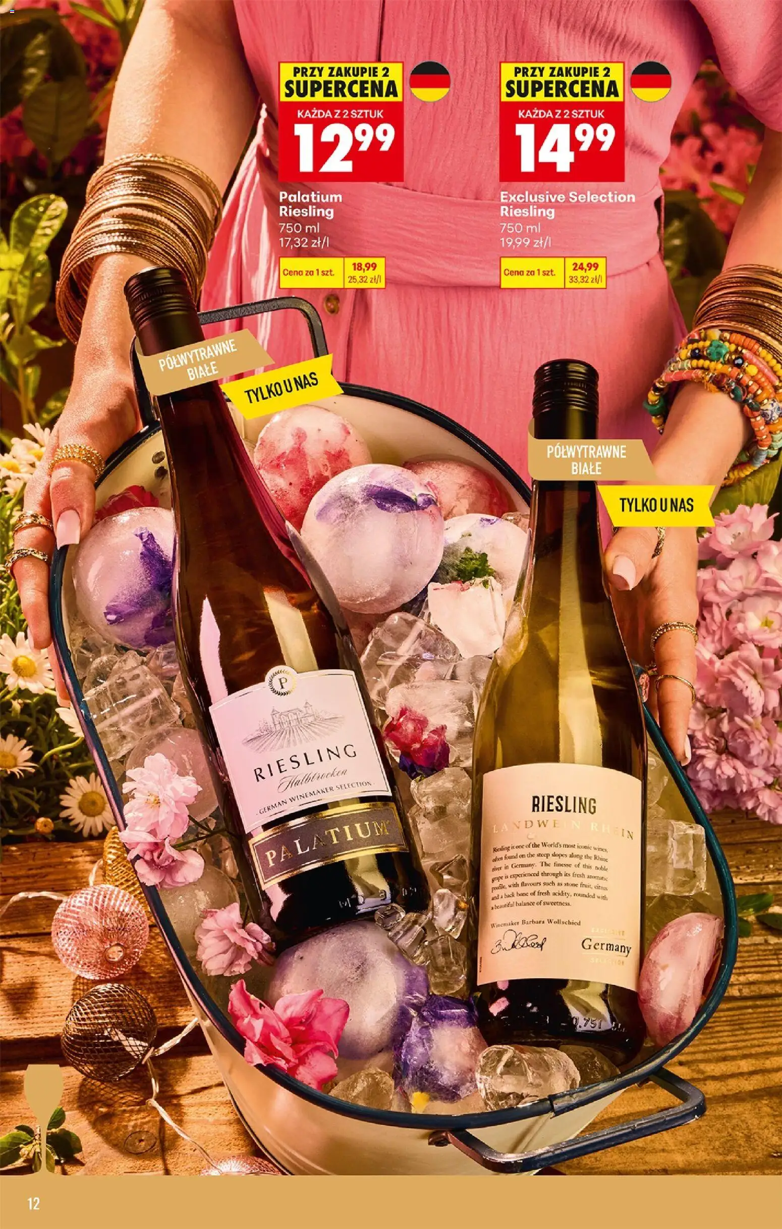 Biedronka gazetka - Czas na toast od 04.05.2026 | Strona: 12 | Produkty: Riesling