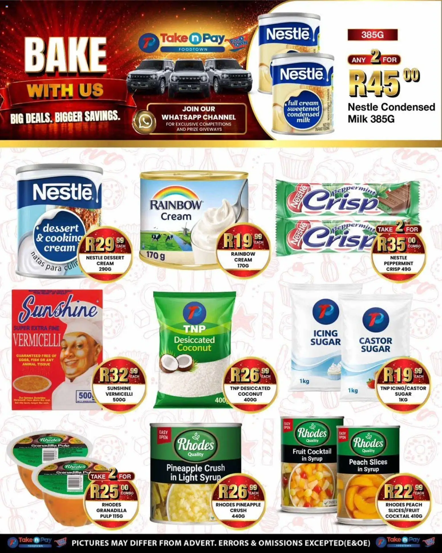 New Take n Pay catalogue – valid from 29/06/2026 | Page: 26 | Products: Cream, Syrup, Fruit, Sugar