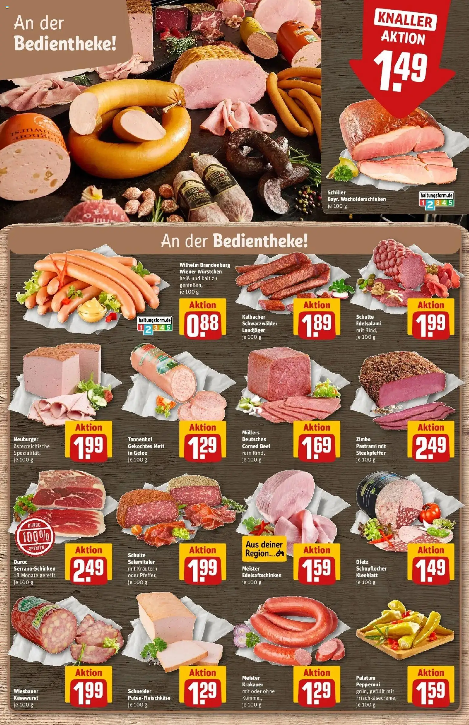 REWE Prospekt ab 28.09.2026 zum Blättern » Angebote | Seite: 18 | Produkte: Wiener wurstchen