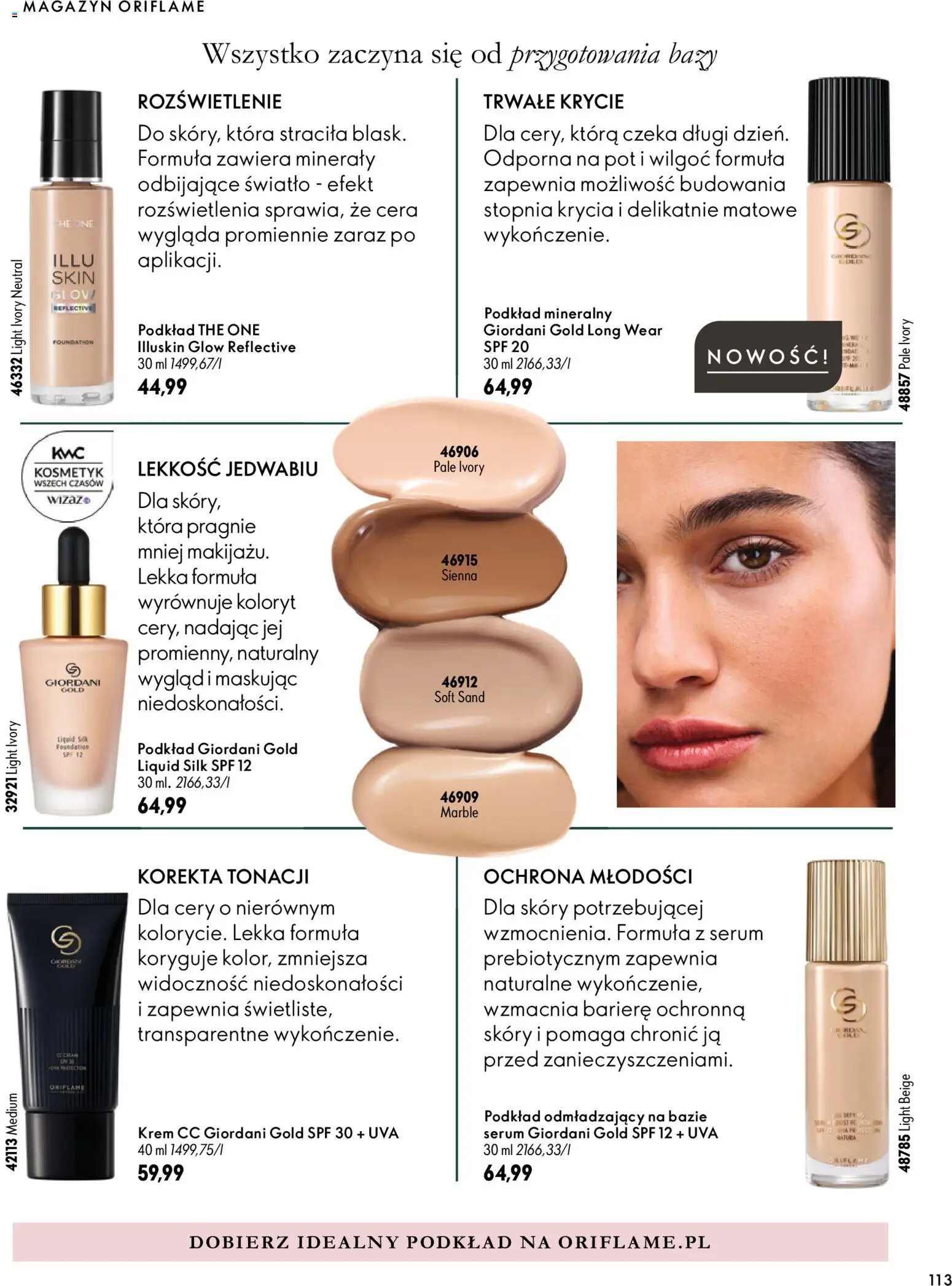 Oriflame Katalog 14 2026 od 30.09.2026 | Strona: 113 | Produkty: Krem CC, Krem