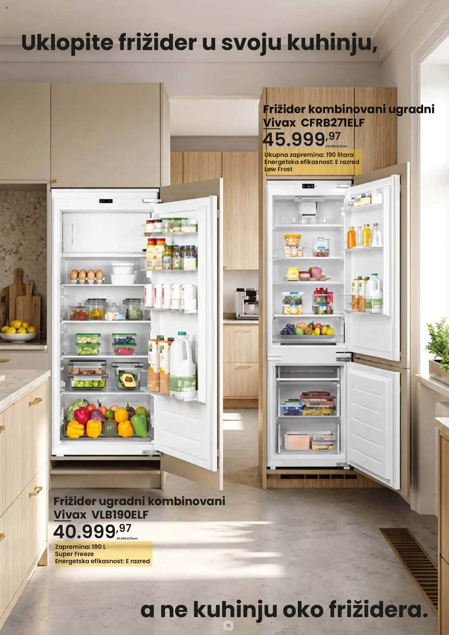 PerSu katalog - važi od 30.07.2026 | Strana: 15 | Proizvode: Frižider
