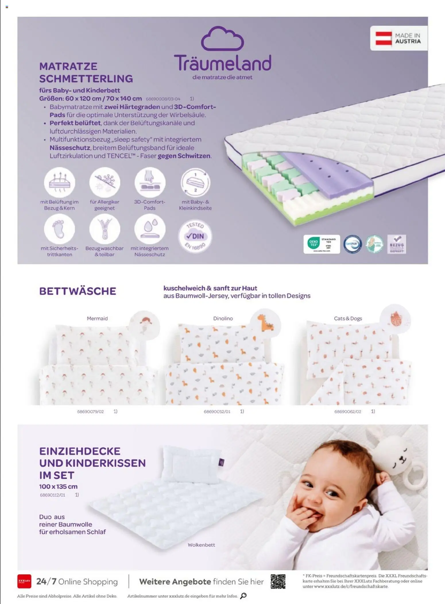 XXXL Lutz Schöner Einrichten – gültig ab 01.03.2026 | Seite: 102 | Produkte: Matratze, Bettwäsche, Kuschelweich