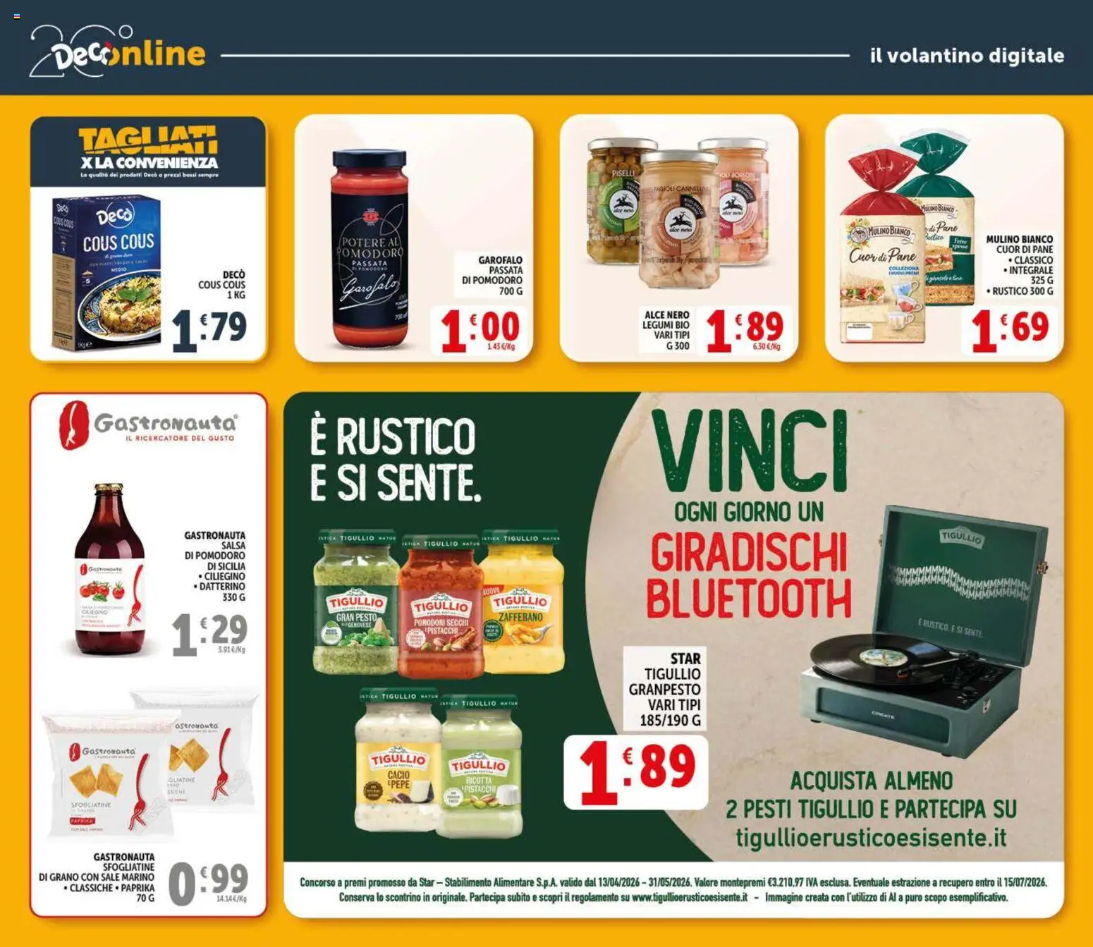 Volantino Decò del 20.05.2026 | Pagina: 30 | Prodotti: Salsa, Pomodoro, Pomodori, Cous cous