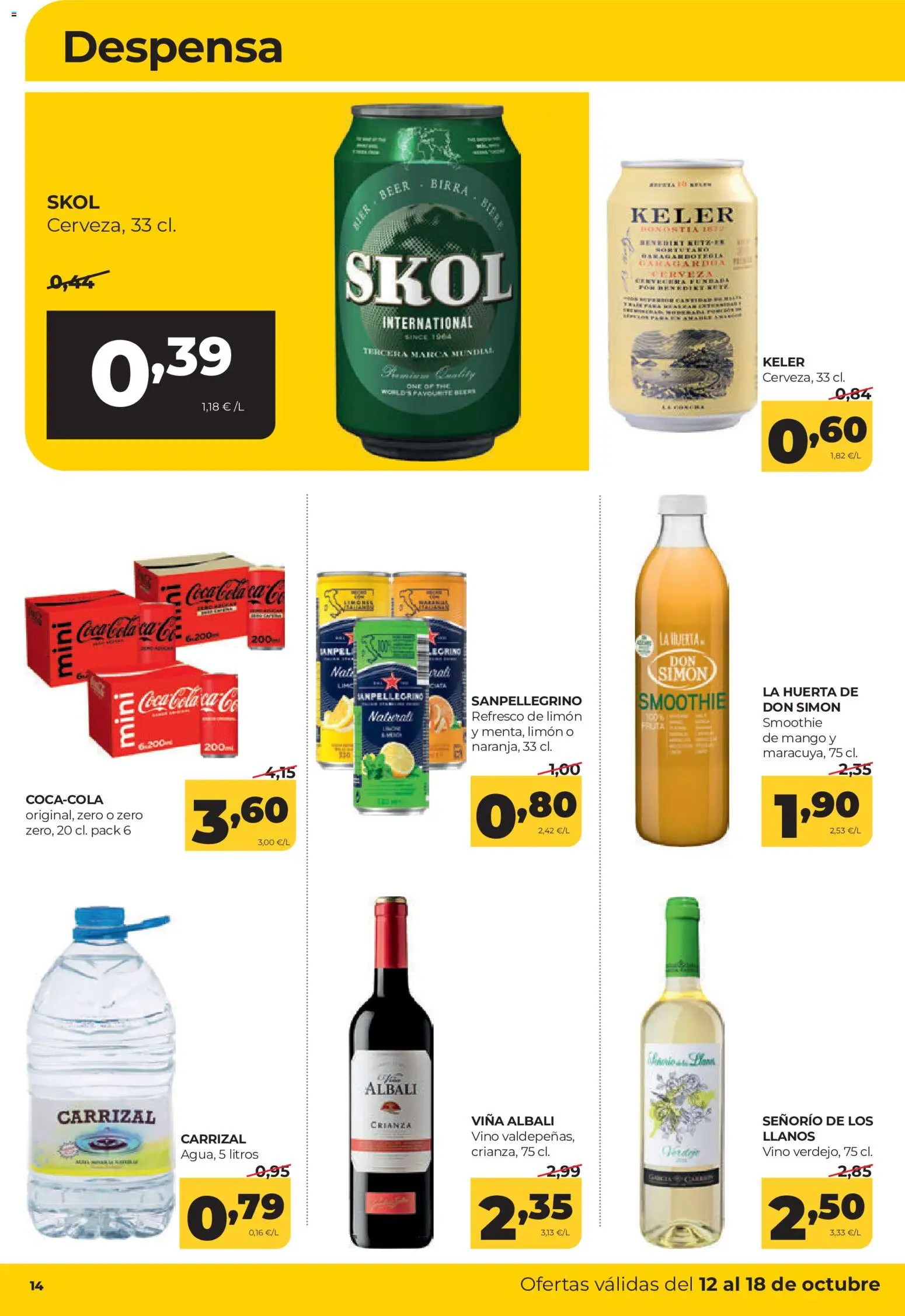 Alimerka folleto Castilla y León │ válido desde el 12/10/2026 | Página: 16 | Productos: Fruta, Vino, Limón, Mango