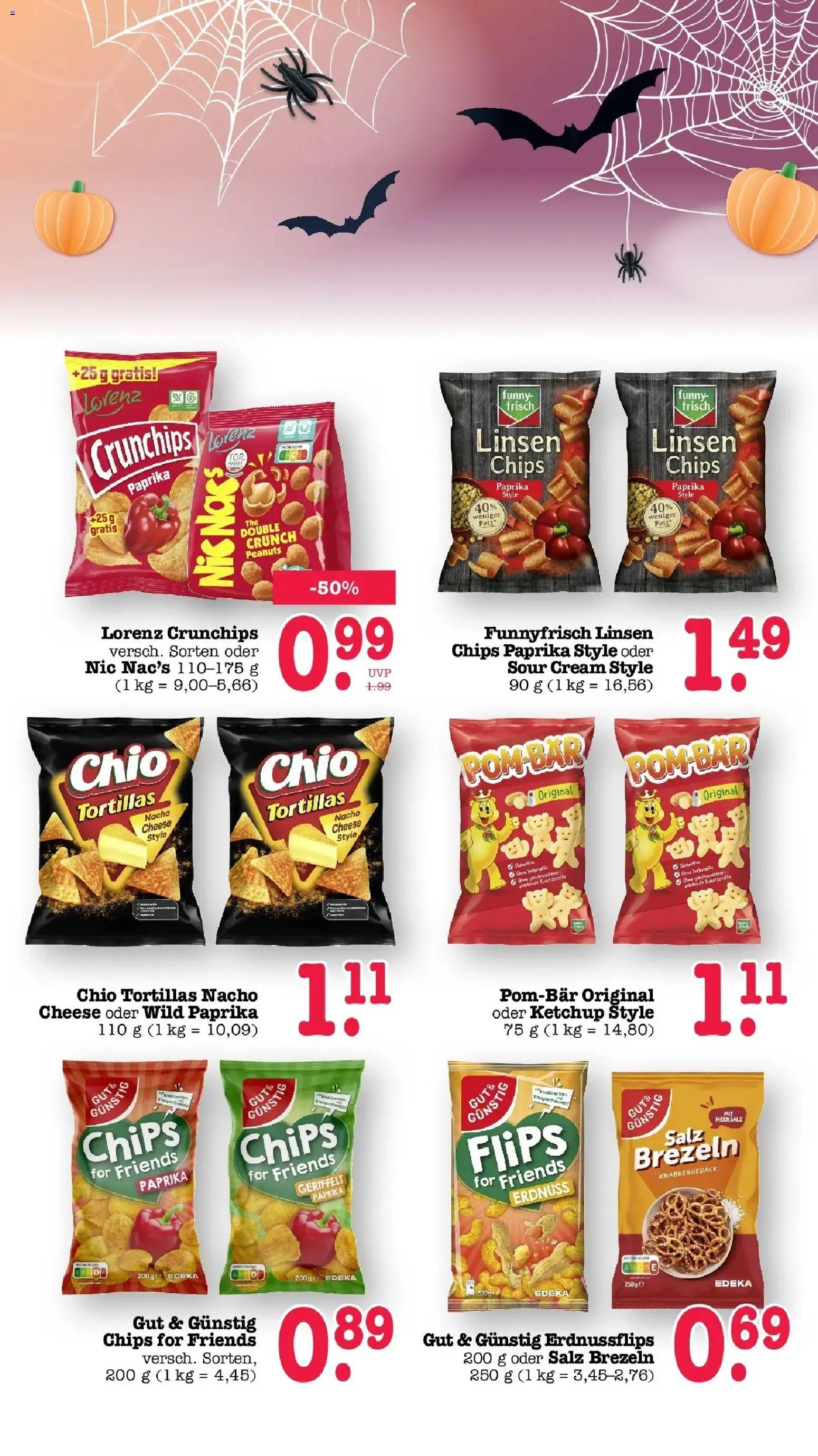 Edeka Prospekt Offenbach (ab 26.10.2026) » Angebote Online | Seite: 36 | Produkte: Funny frisch, Chio tortillas, Chips, Ketchup
