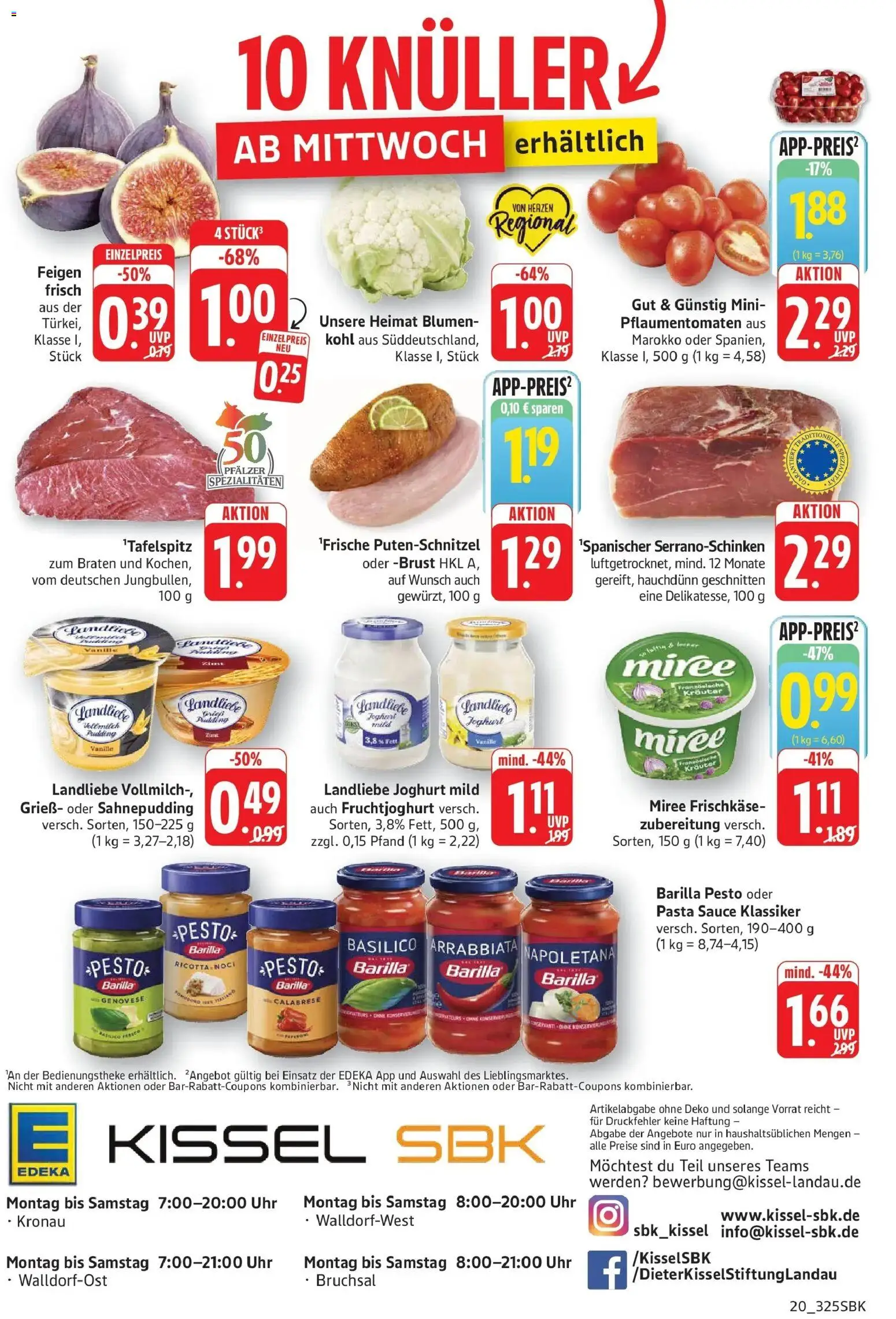 Edeka Prospekt Walldorf (ab 28.09.2026) » Angebote Online | Seite: 20 | Produkte: Joghurt, Blumen, Pasta, Feigen