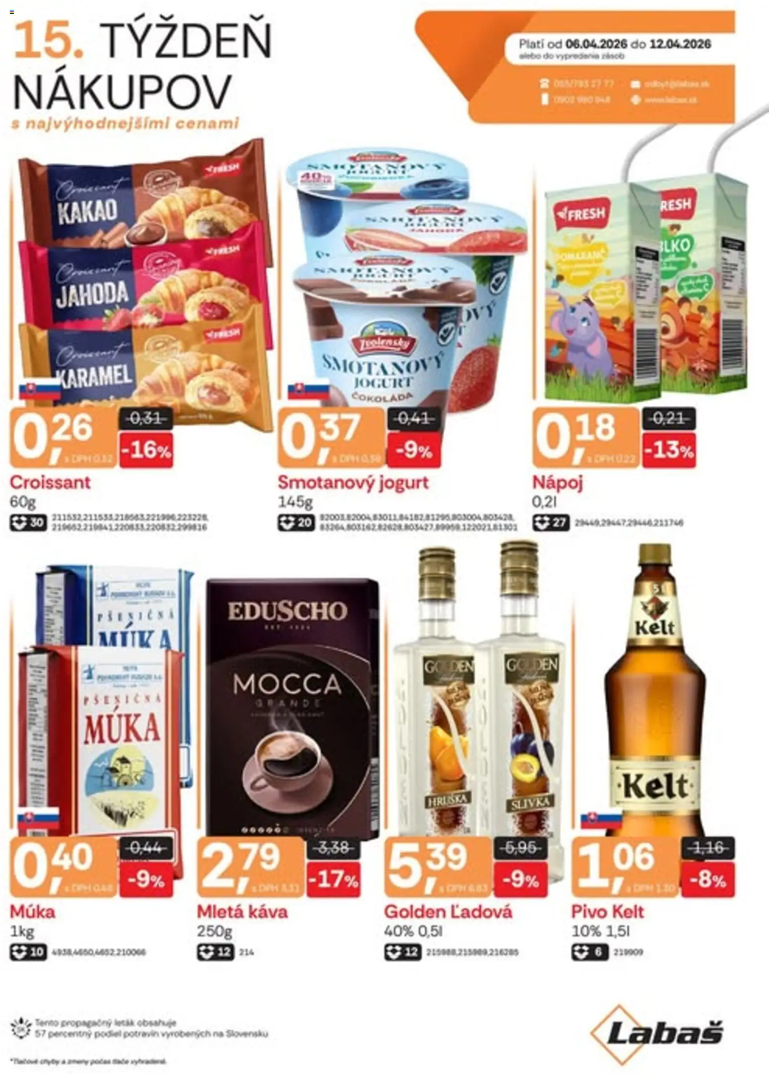 Labaš leták od 06.04.2026 » aktuálna zľava