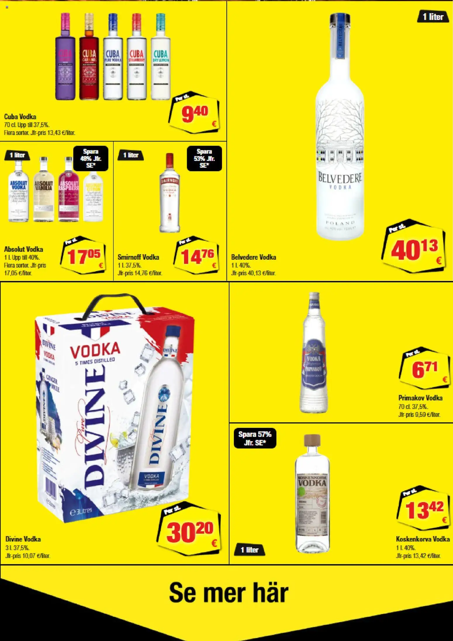 Calle tilbudsavis – gyldig fra 08/07/2026 | Side: 6 | Produkter: Vodka