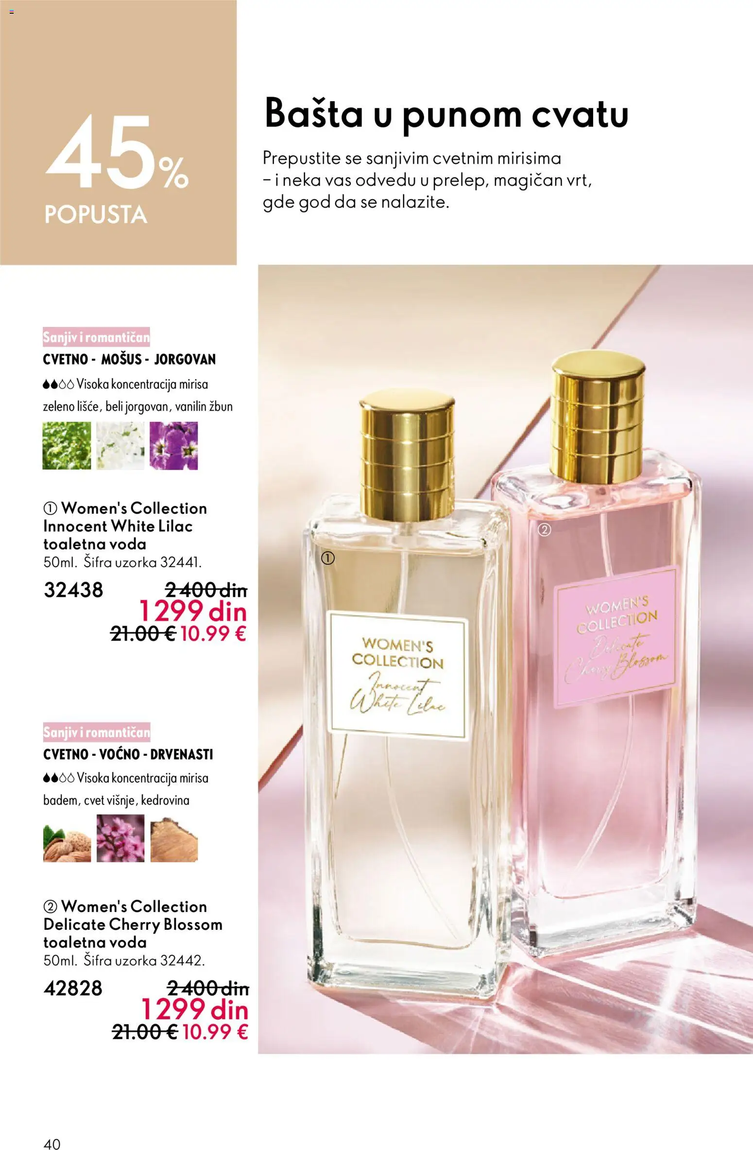 Oriflame katalog - važi od 03.06.2026 | Strana: 40 | Proizvode: Toaletna voda, Voda