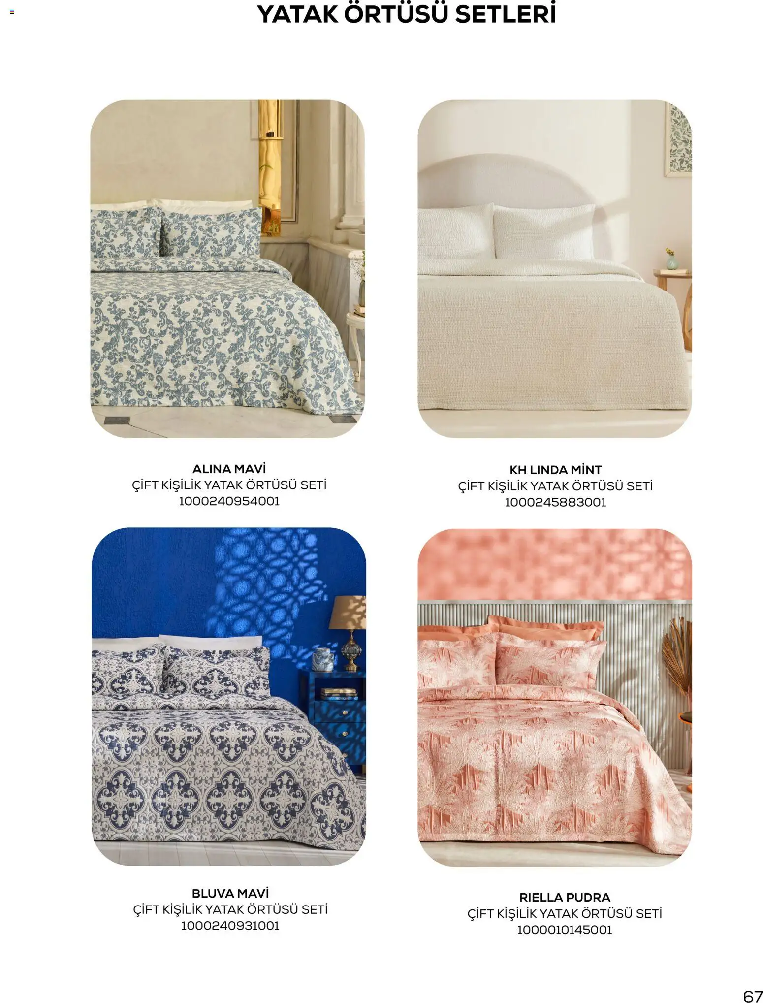Karaca Home Katalog - 01.03.2026 tarihinden itibaren geçerlidir | Sayfa: 67 | Ürünler: Yatak, Pudra, Yatak örtüsü