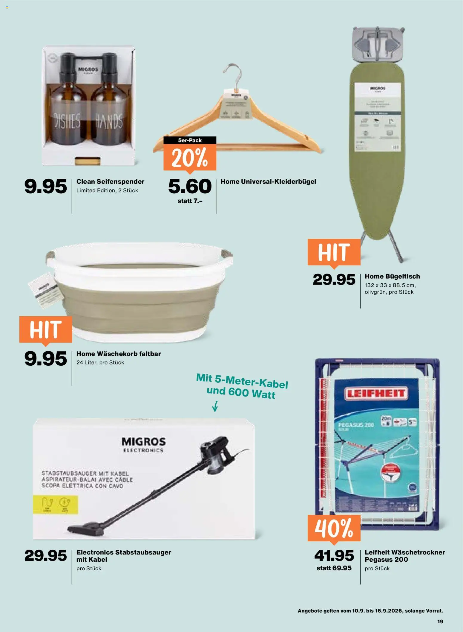 Migros aktionen – gültig ab 10.09.2026 | Seite: 19