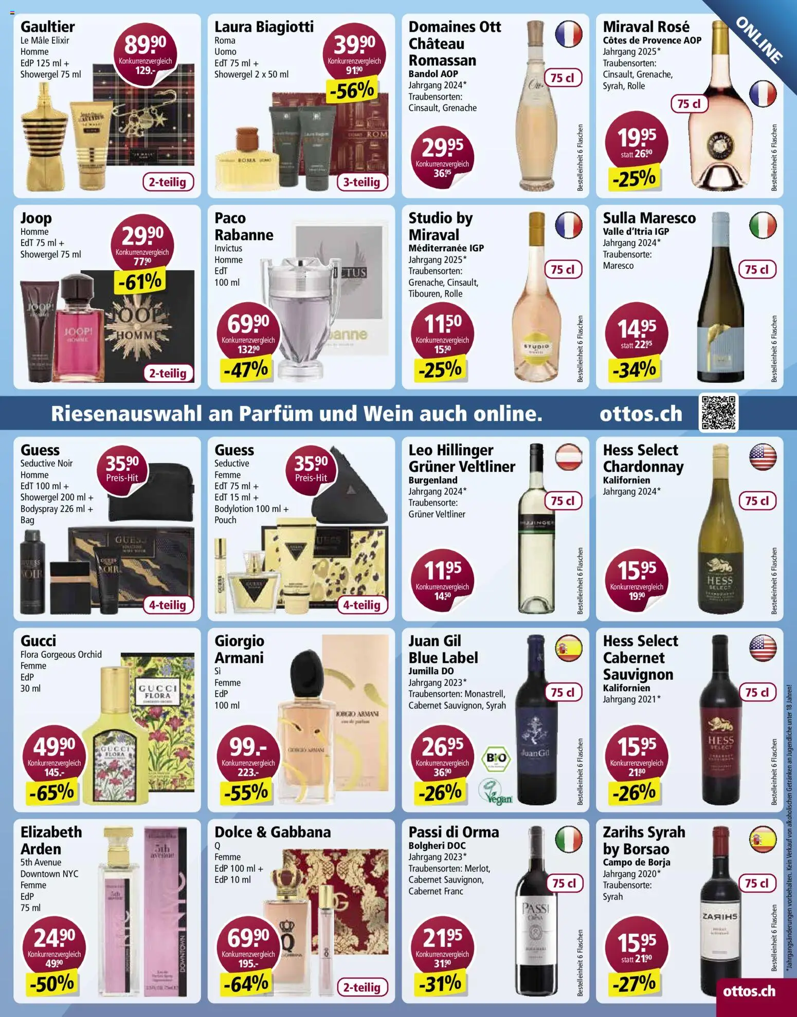 Otto's aktionen – gültig ab 11.08.2026 | Seite: 16 | Produkte: Parfüm, Wein