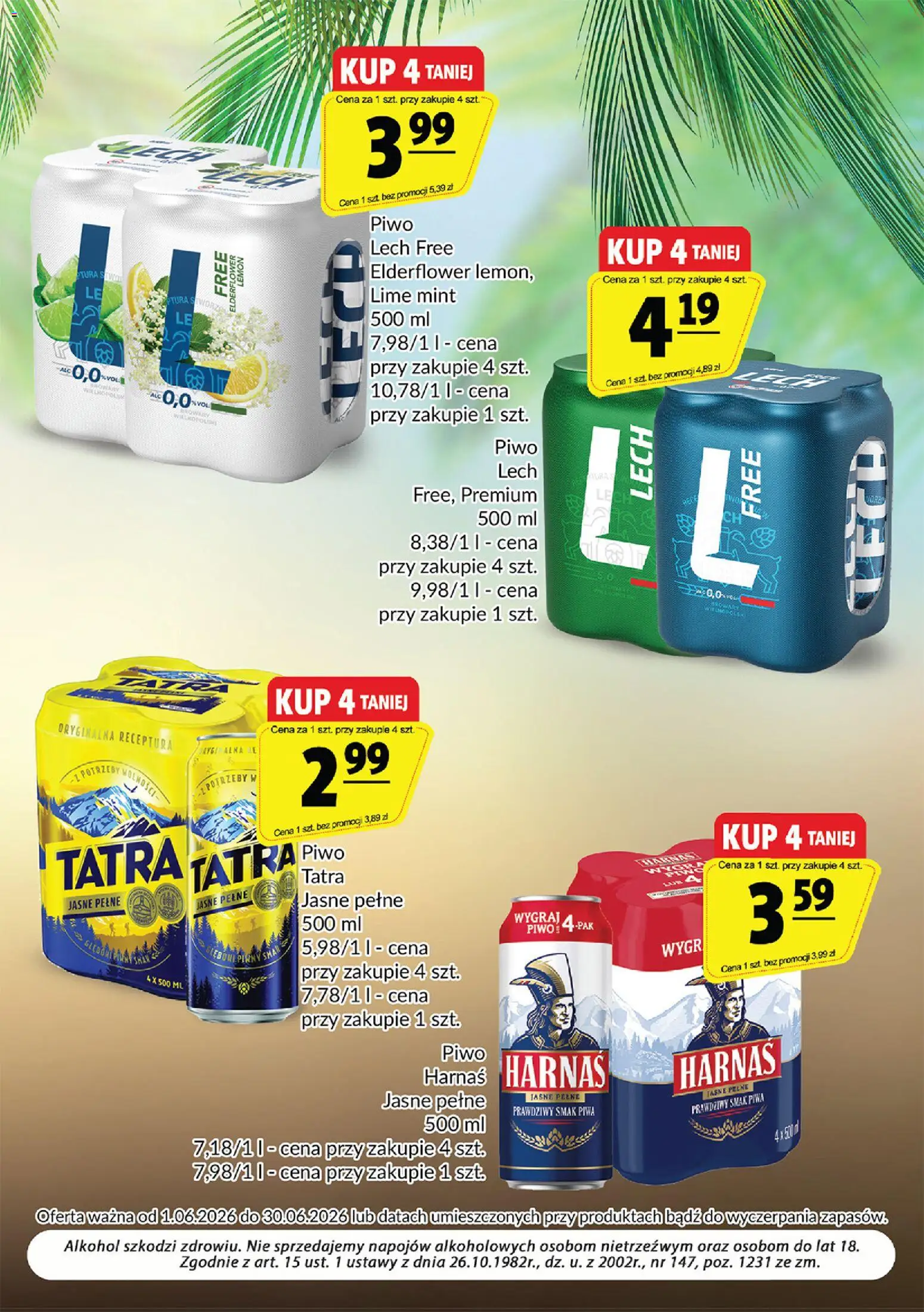 Prim Market gazetka - Oferta alkoholowa od 01.06.2026 | Strona: 7 | Produkty: Harnaś, Piwo, Alkohol