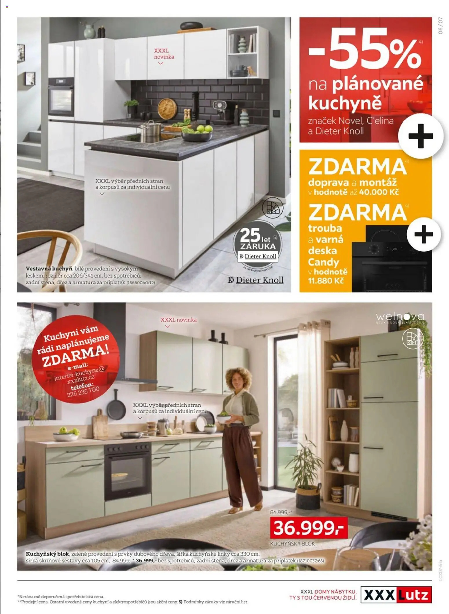 XXXLutz leták od 20.06.2026 | Strana: 7 | Produkty: Telefon, Dřez, Blok, Kuchyně