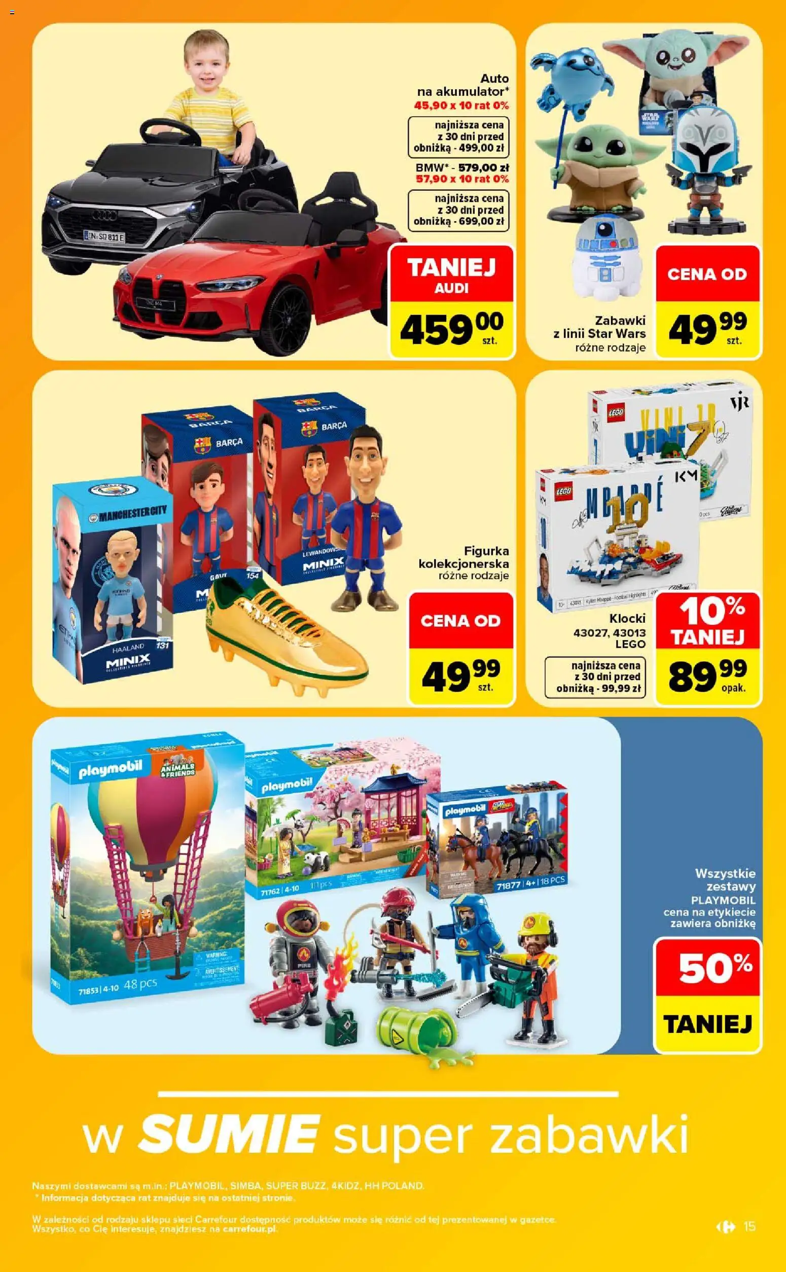 Carrefour gazetka - Same okazje od 10.08.2026 | Strona: 15 | Produkty: Zabawki, Lego