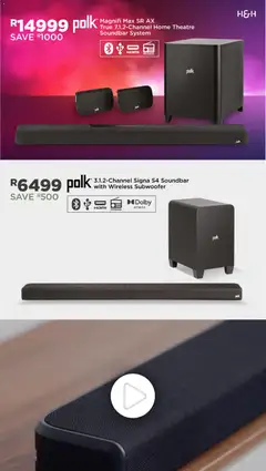 House and Home specials catalogue – valid from 08.06.2026 | Page: 36 | Products: Radio, Soundbar, Subwoofer