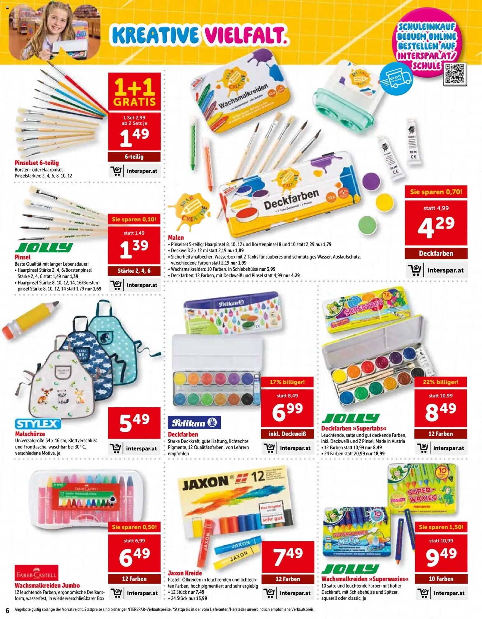Interspar So Macht Schule Spass gültig ab 25.06.2026 | Seite: 6 | Produkte: Box, Pinsel