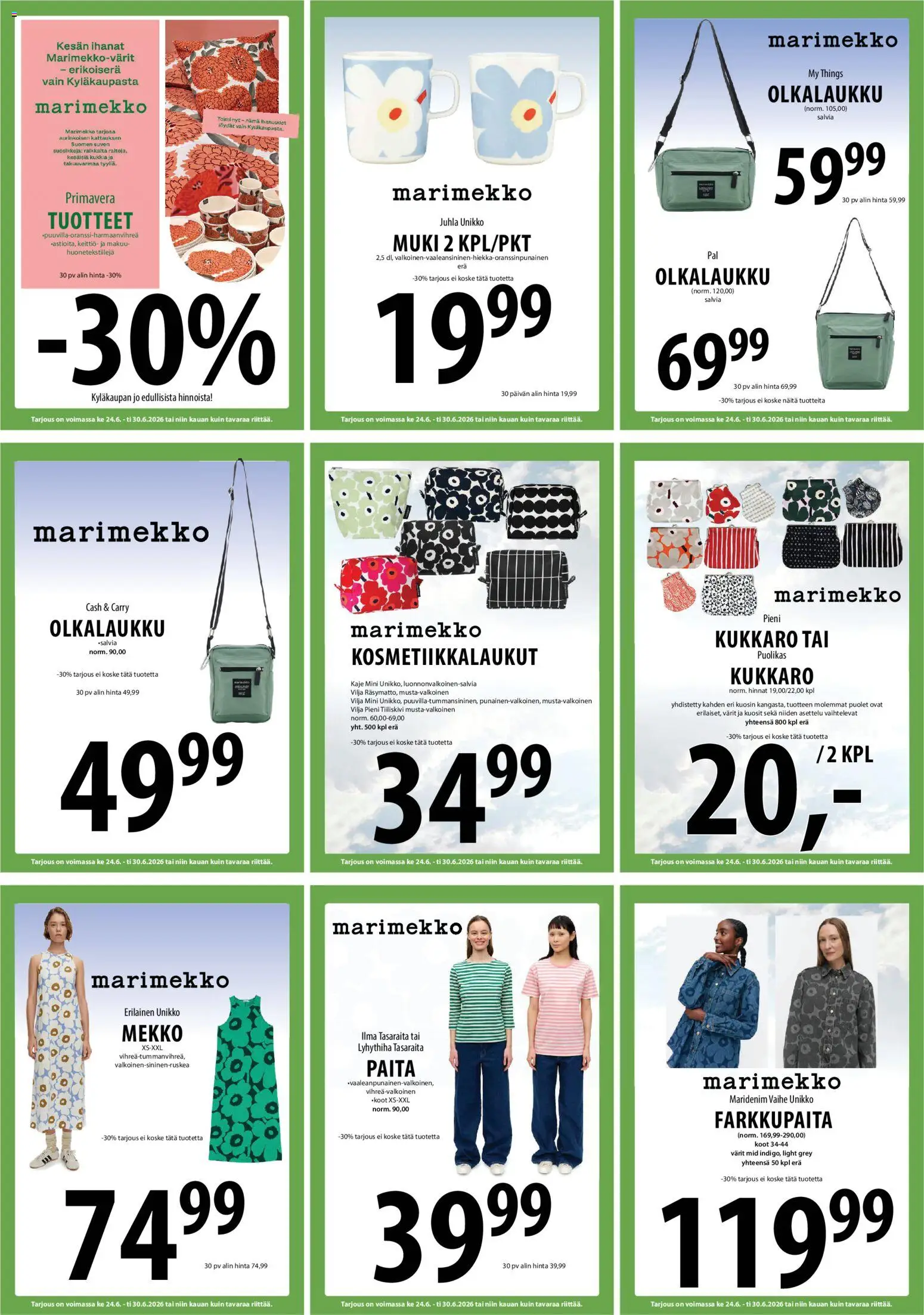 Tuuri tarjoukset – voimassa 24/06/2026 alkaen | Sivu: 13 | Tuotteet: Muki, Keittiö, Paita, Mekko