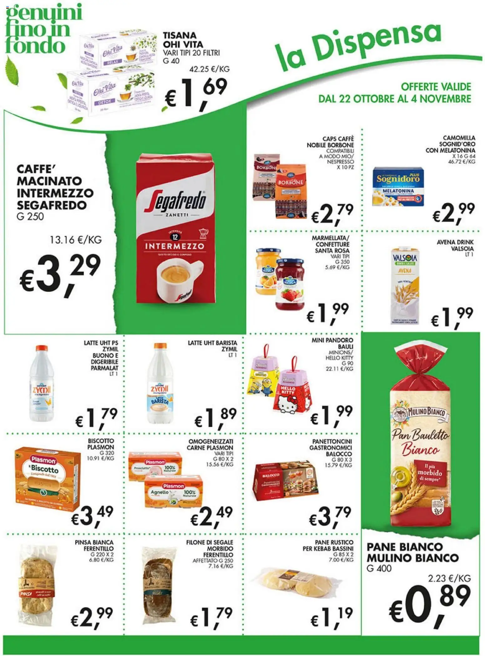 Volantino Coal del 22/10/2026 | Pagina: 12 | Prodotti: Tisana, Pane, Caffè, Carne