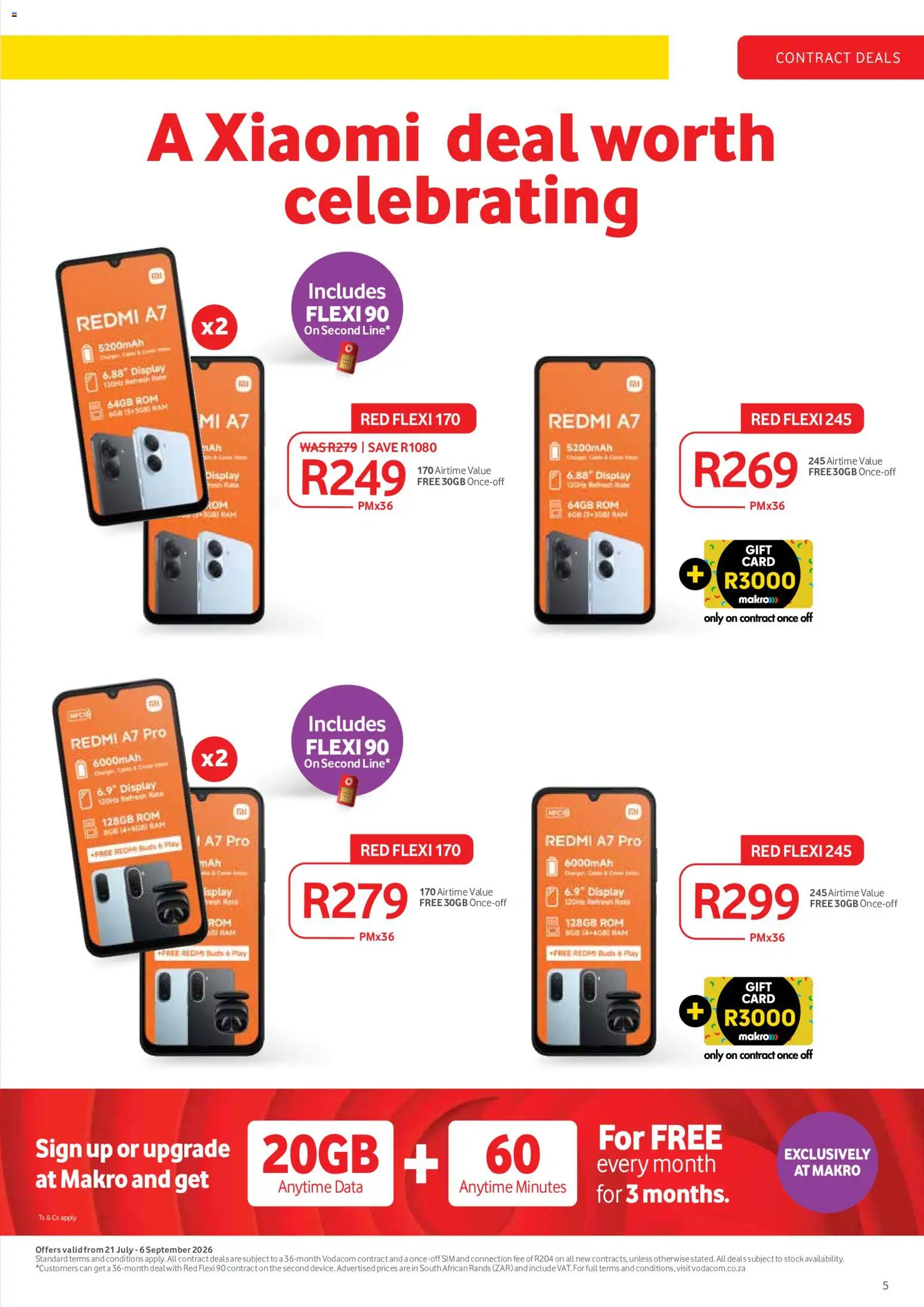 New Makro catalogue – valid from 21/07/2026 | Page: 5 | Products: Data, Gift card, Stock