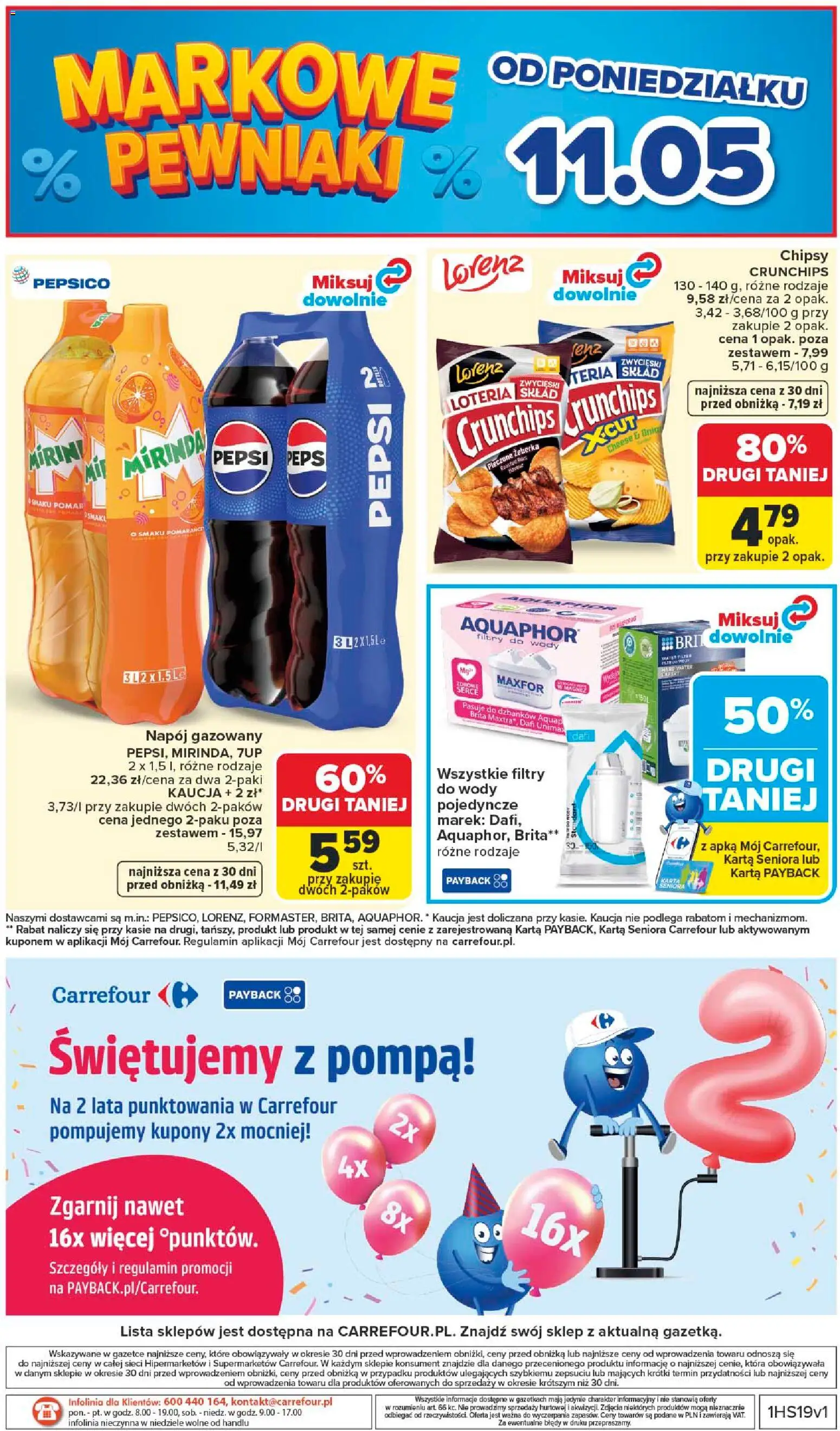 Carrefour gazetka od 04.05.2026 | Strona: 50 | Produkty: Karta, Chipsy, Pepsi