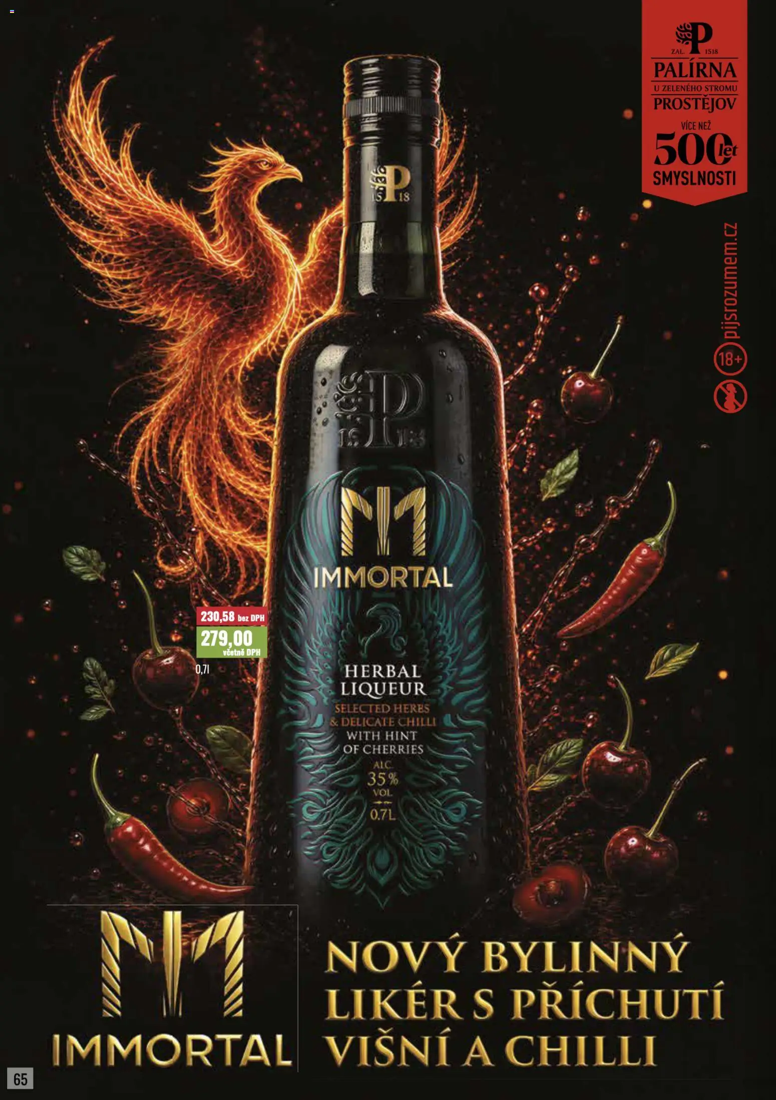 Ratio leták od 01.10.2026 | Strana: 65 | Produkty: Bylinný likér, Likér, Chilli