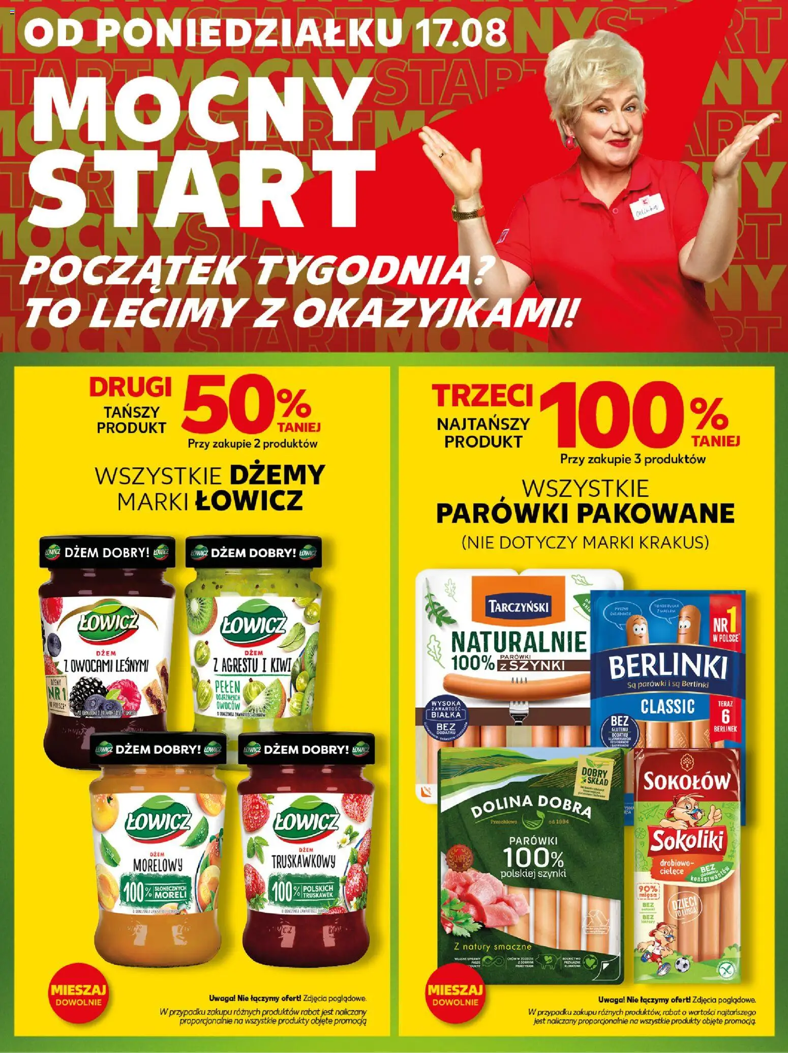 Kaufland Polsko leták - Mocny start od 17.08.2026 | Strana: 6 | Produkty: Džem, Kiwi