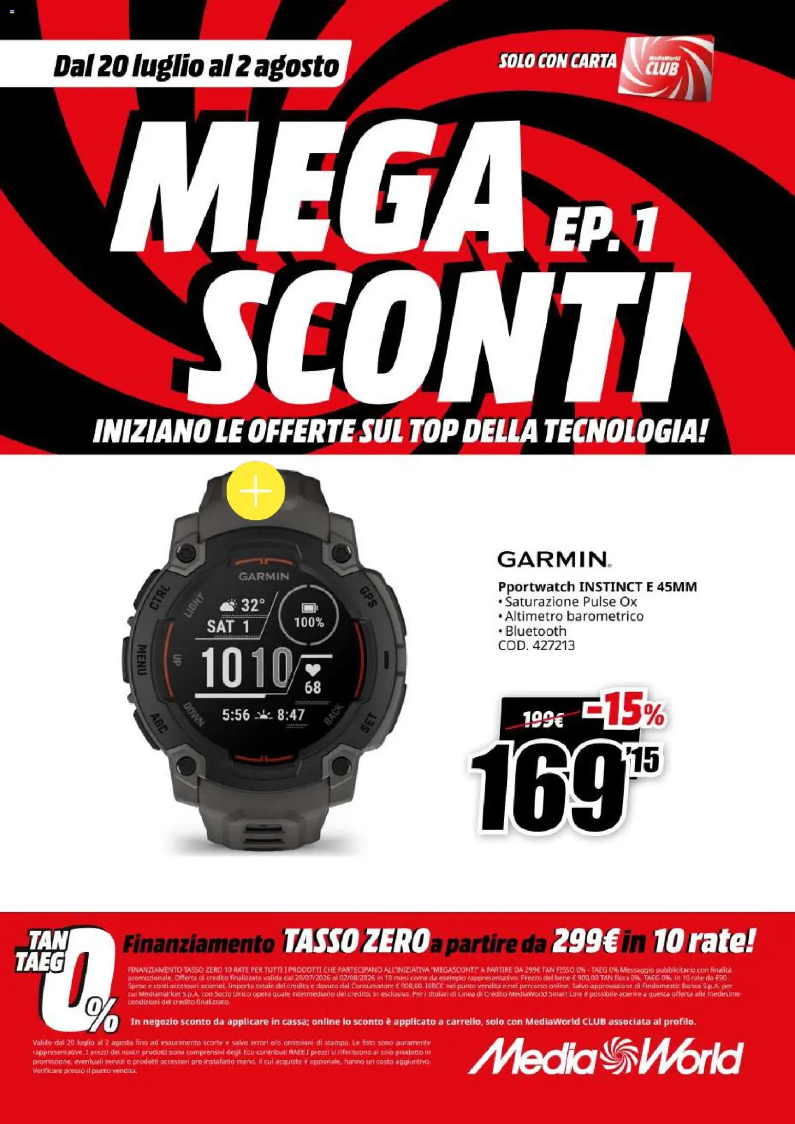 Volantino Media World del 20/07/2026 | Pagina: 24