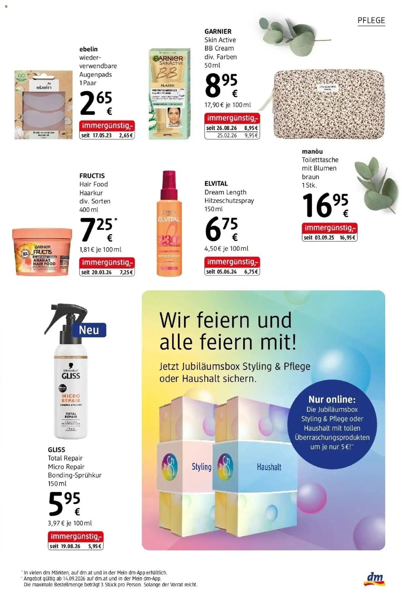 dm drogerie markt Flugblatt  / 2026 von 10.09.2026 - Aktuelle Angebote | Seite: 19 | Produkte: PC, BB Cream, Ananas