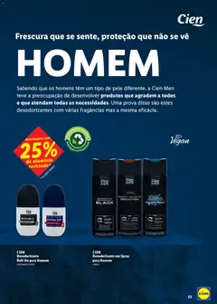 Pré-visualização CIEN Desodorizante em Spray para Homem, Desodorizante em Spray para Homem válido de 16/03/2026 | Página: 53 | Produtos: Desodorizante, Antitranspirante, Álcool