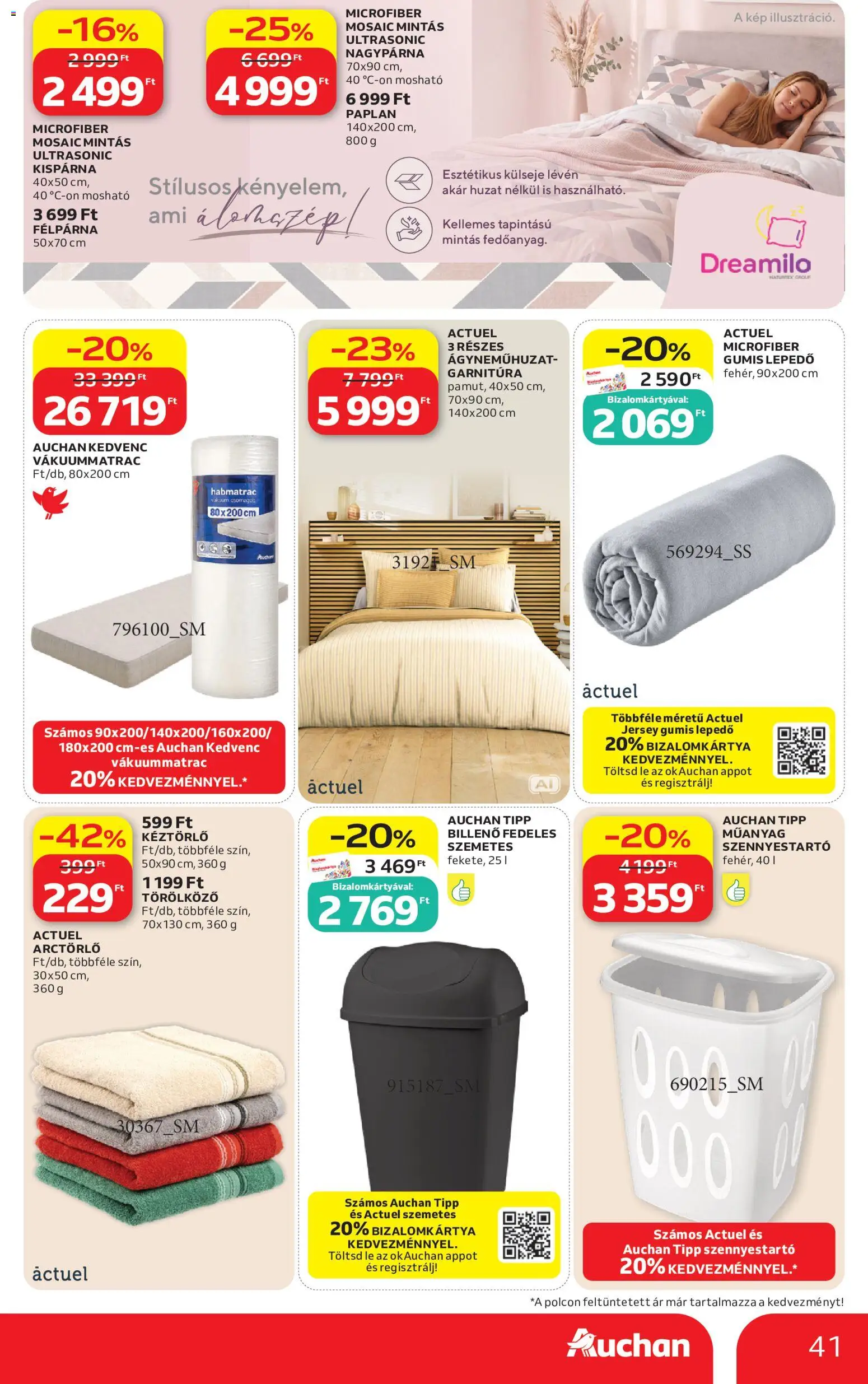 Auchan akciós ujság - amely érvényes a következő dátumtól: 2026.09.03. | Oldal: 41