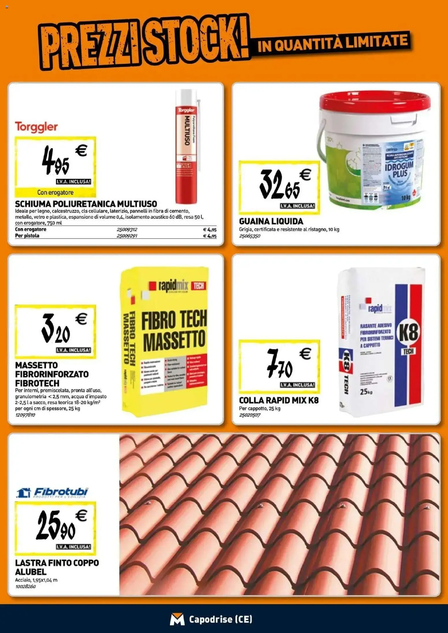 Volantino TECNOMAT del 24/09/2026 | Pagina: 15 | Prodotti: Schiuma, Acqua, Colla