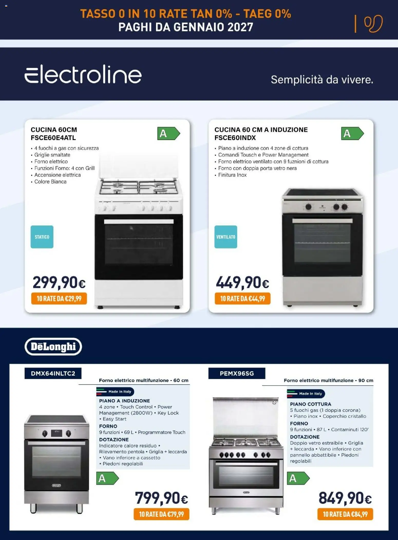 Nuovo Unieuro volantino Incasso dal 30/10/2026 > offerte anteprima 🛍️ | Pagina: 21 | Prodotti: Coperchio, Piano cottura, Griglia, Forno elettrico