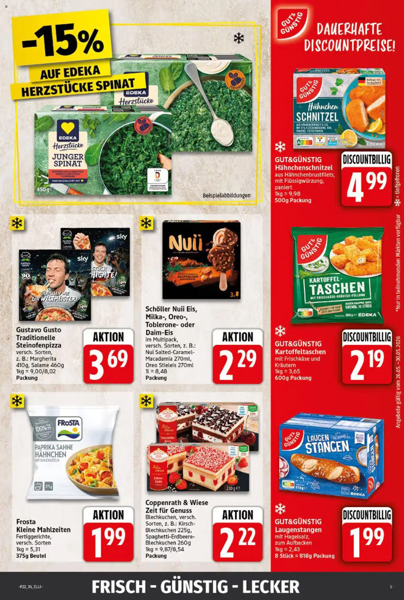 Elli Markt Prospekt – gültig ab 26.05.2026 | Seite: 5 | Produkte: Gustavo gusto, Hahnchen, Schnitzel, Paprika