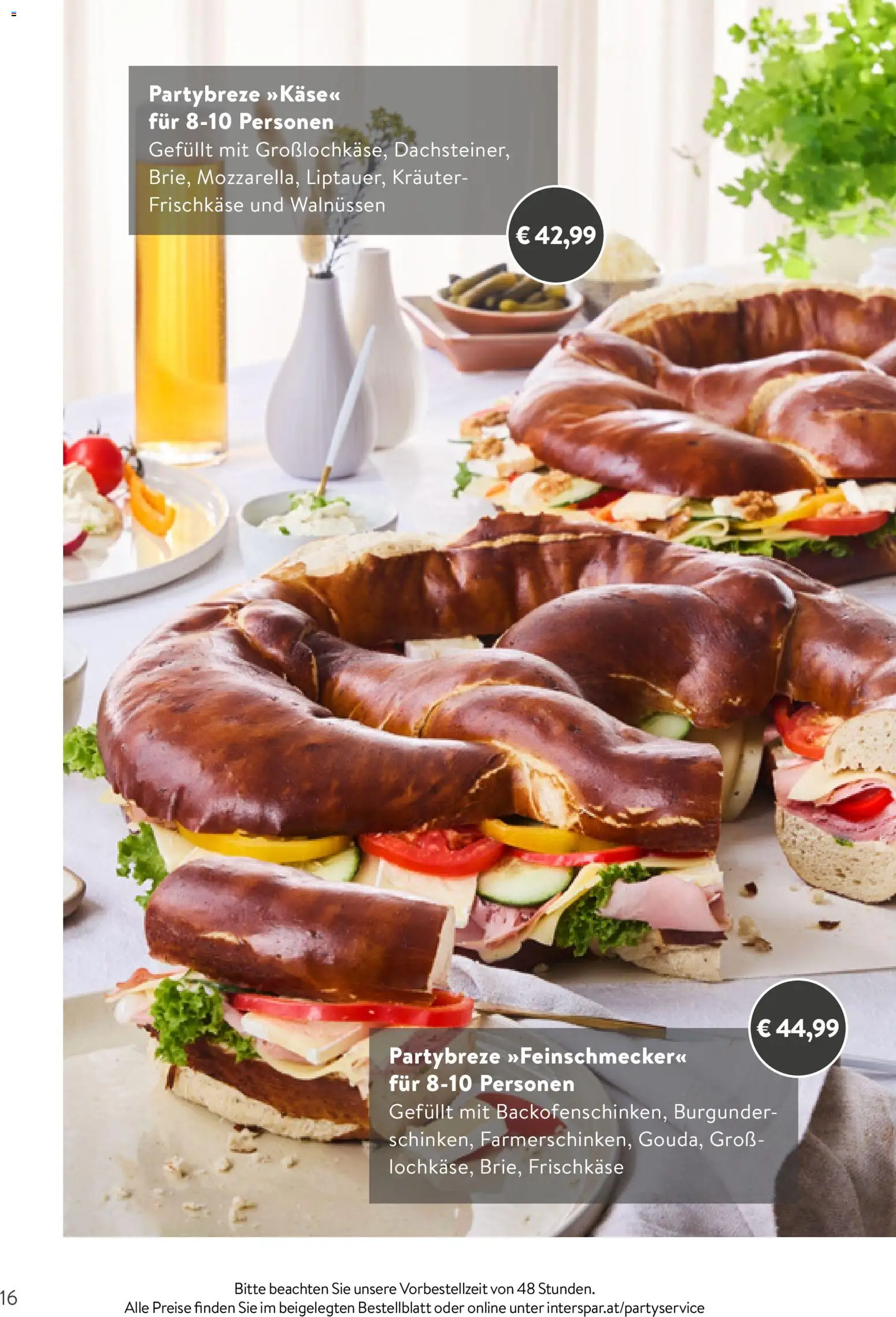 Interspar Partyservice gültig ab 01.06.2026 | Seite: 16