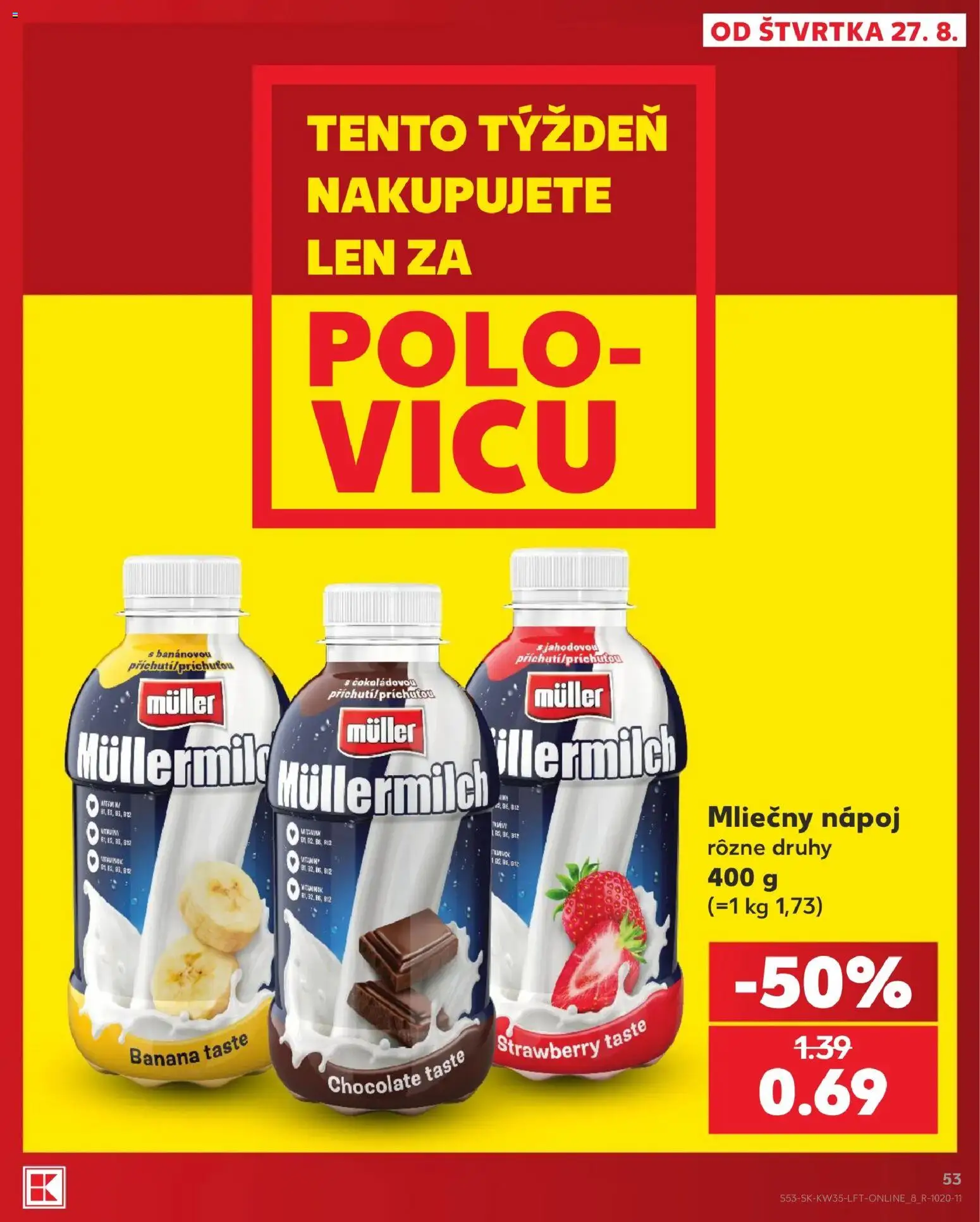 Nové Kaufland akcie – leták je platný od 27.08.2026 | Strana: 53