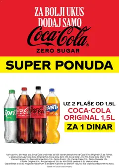 Univerexport katalog Coca-Cola super ponuda - pregled Univerexport kataloga - važi od 03.08.2026