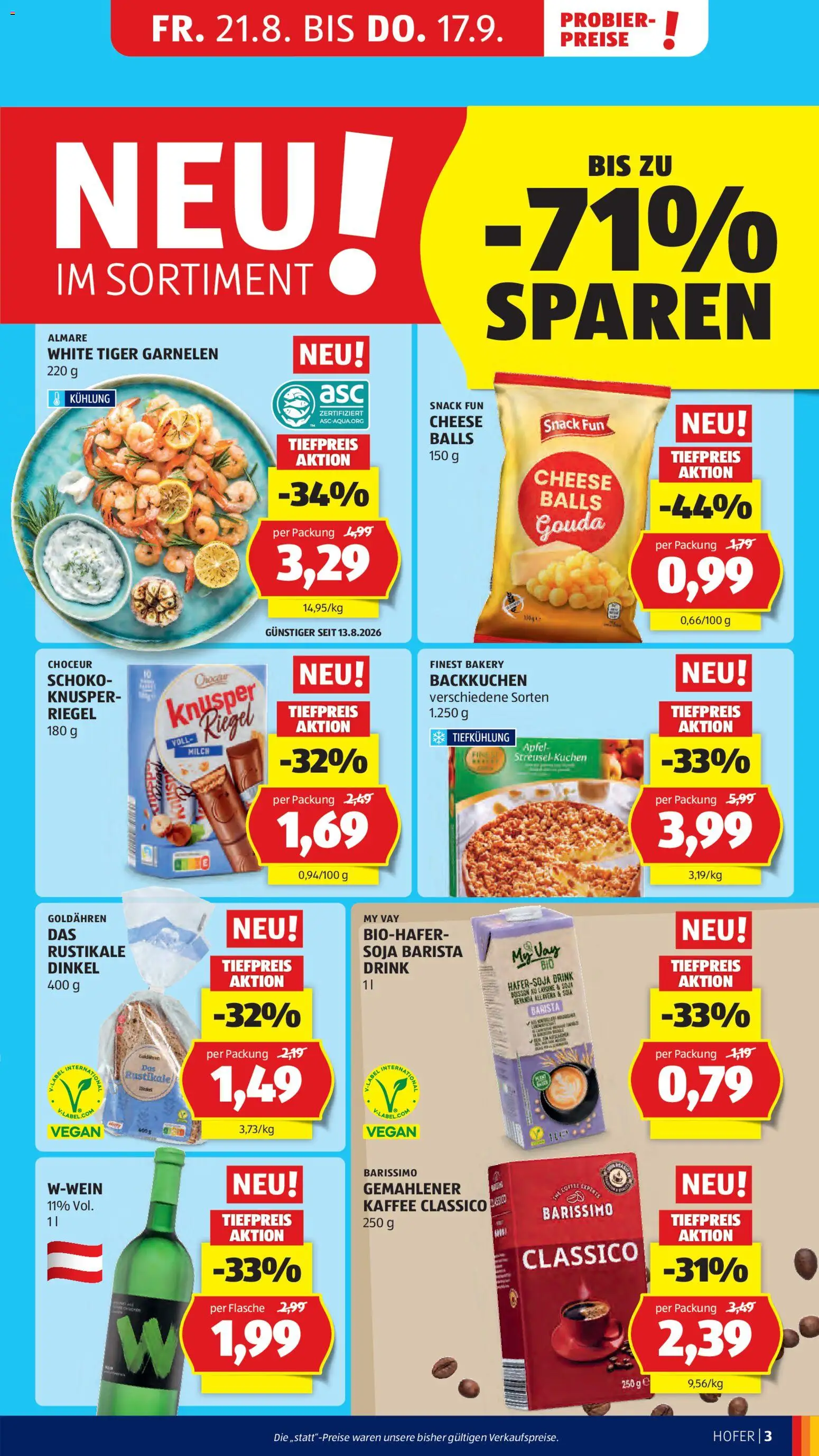 Hofer Flugblatt gültig ab 21.08.2026 | Seite: 13