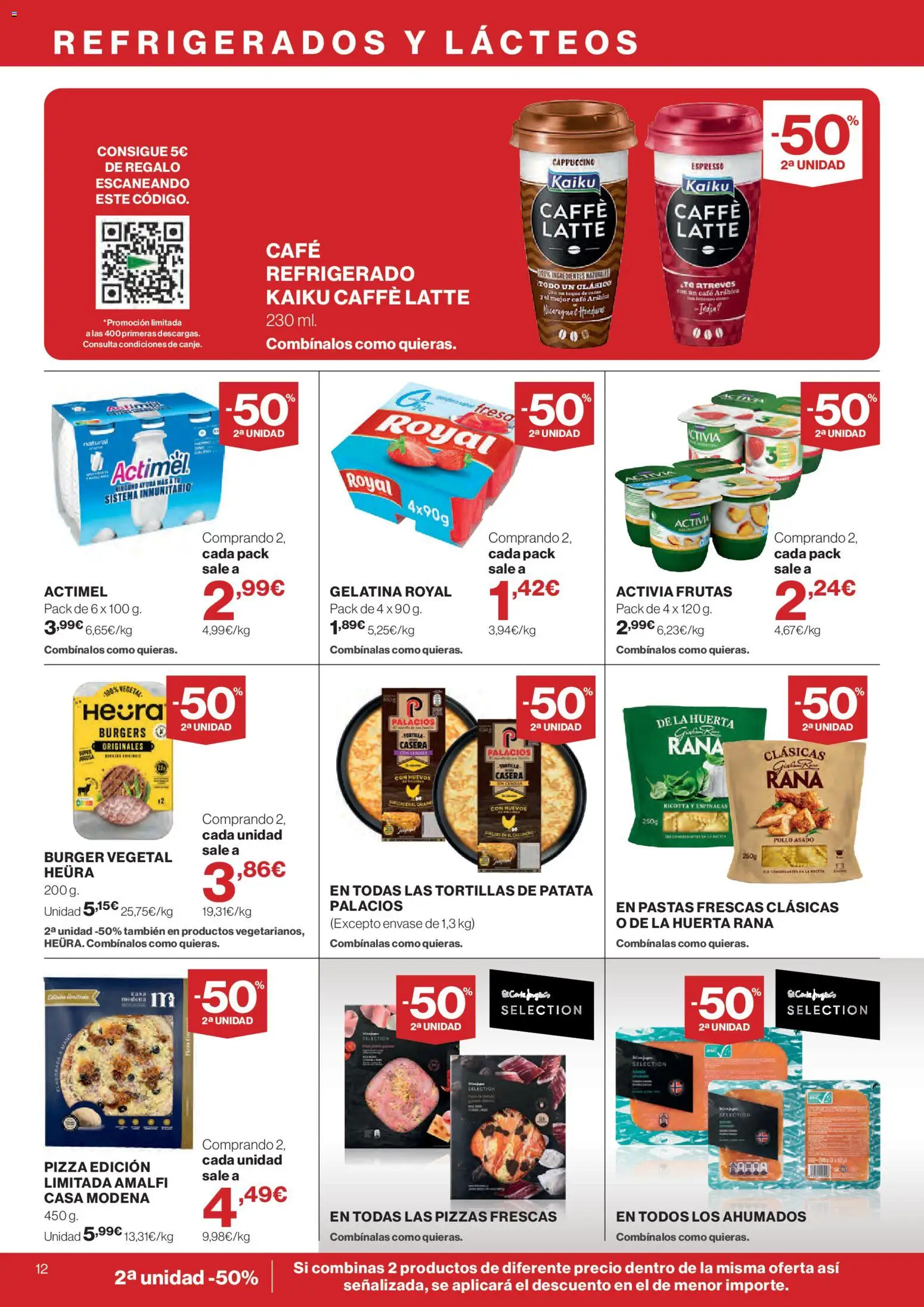 El Corte Inglés solo 3 días │ válido desde el 21/07/2026 | Página: 12 | Productos: Gelatina, Κρεμάστρα, Café, Παγωμένο τσάι