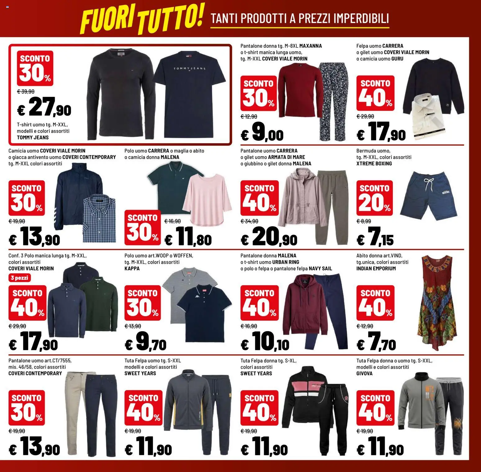 Volantino Iper del 10/08/2026 | Pagina: 39 | Prodotti: Giacca, Gilet, Jeans, Polo