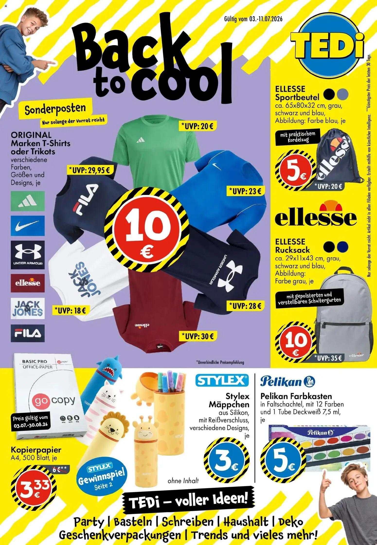 TEDi - TEDi: entdecke die neuen TEDi Trends – gültig ab 03.07.2026 | Seite: 1 | Produkte: Rucksack