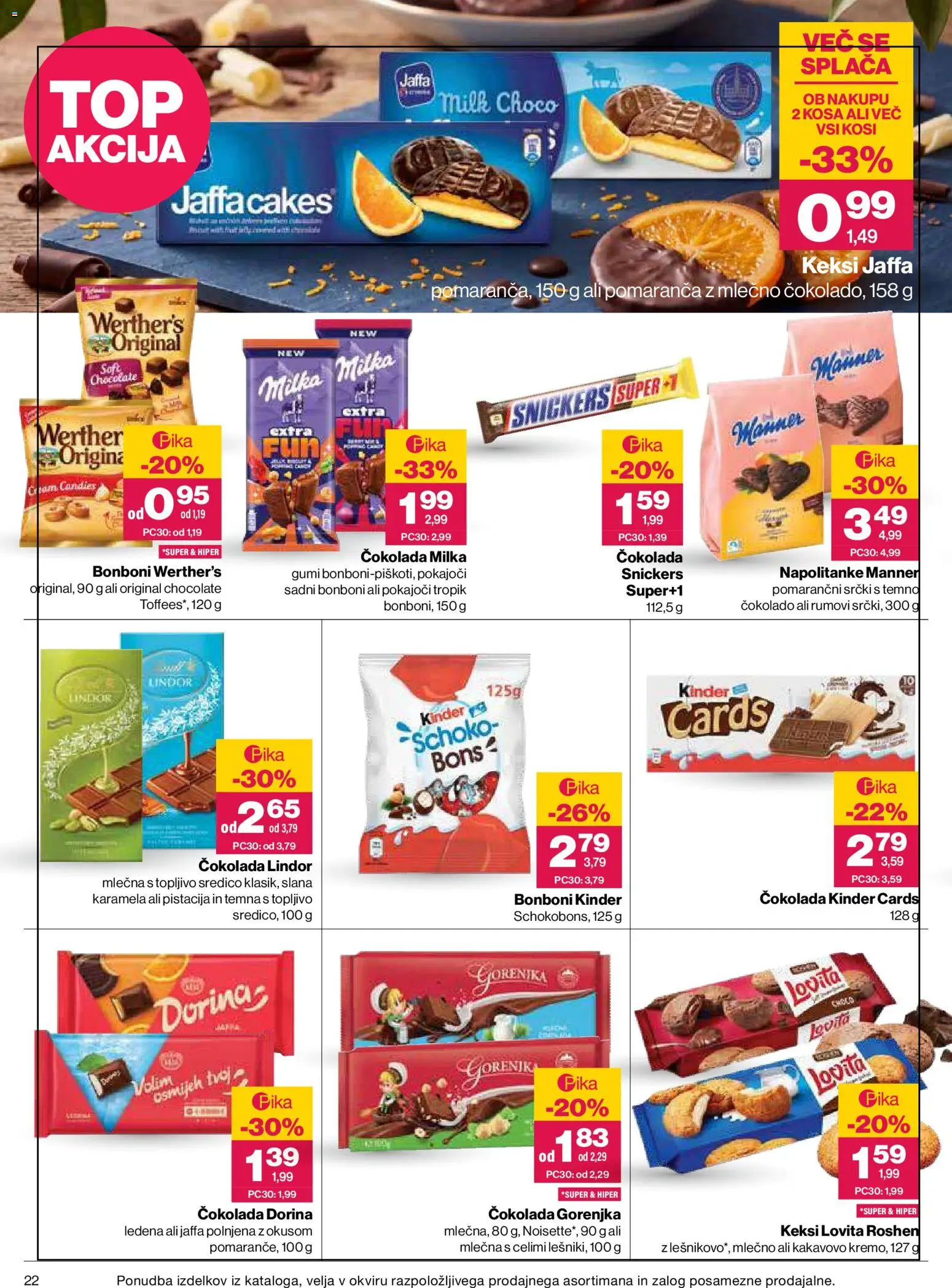 Novi Mercator katalog ponudbe – veljaven od 01.10.2026 | Stran: 22