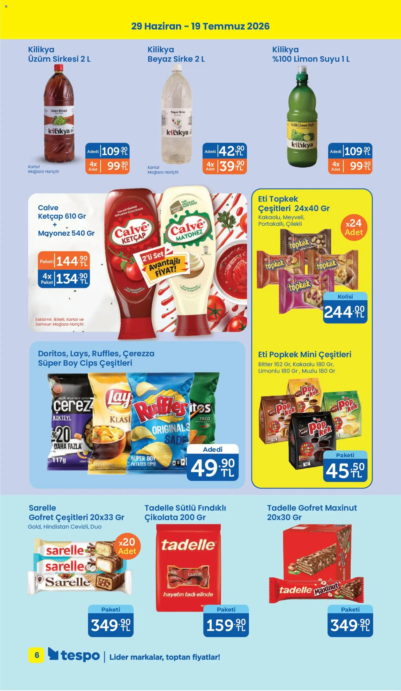 Tespo Katalog - 29 Haziran 2026 tarihinden itibaren geçerlidir | Sayfa: 6