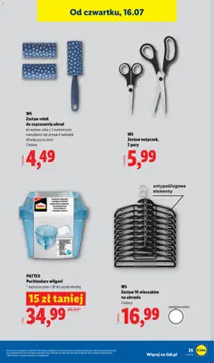Pogląd oferty "W5, Zestaw 10 wieszaków, na ubrania, 2 kolory" - ważna od 13.07.2026 | Strona: 41 | Produkty: Ubrania