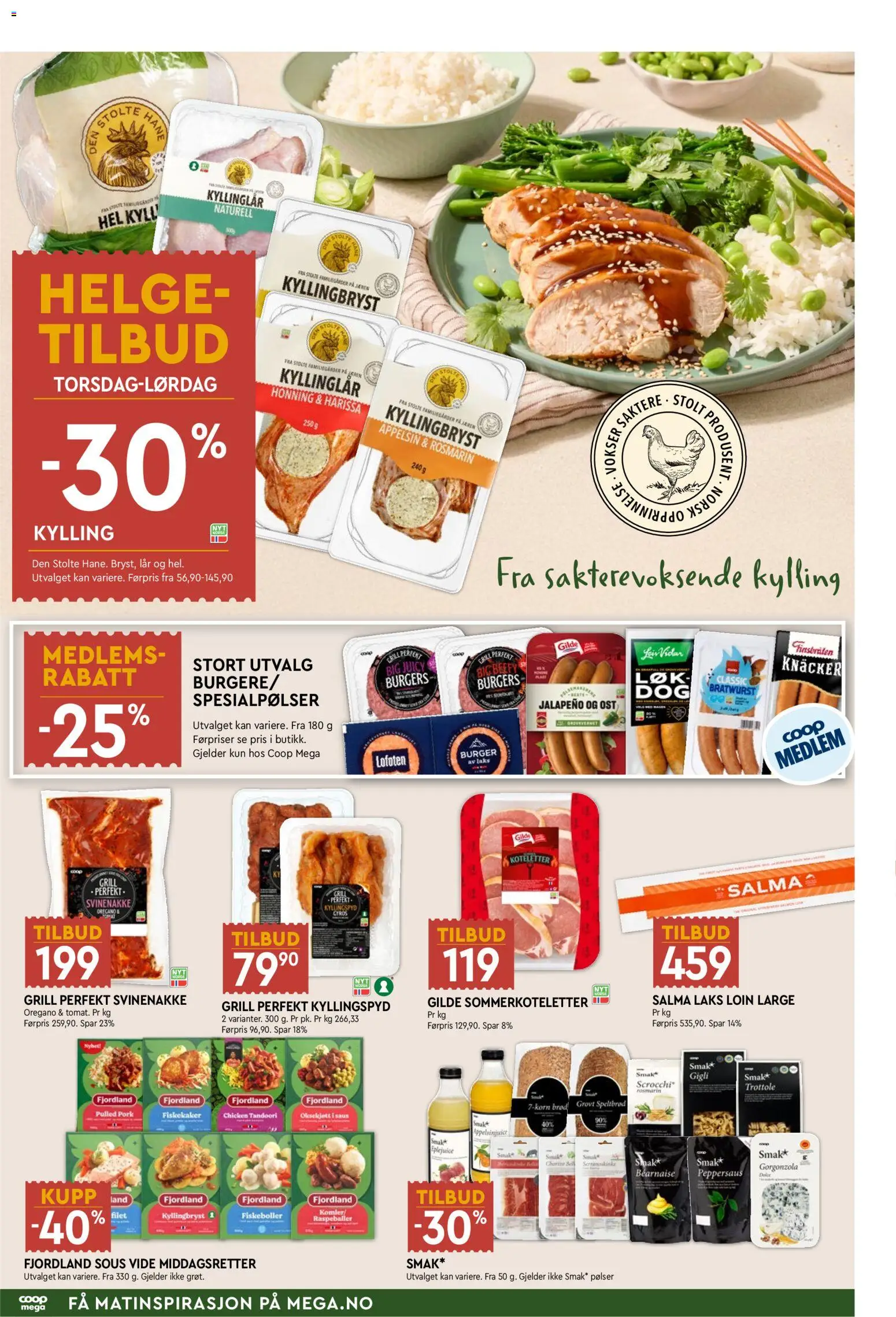 {H1} | Side: 2 | Produkter: Brød, Slip de baie, Pølser, Chiftele