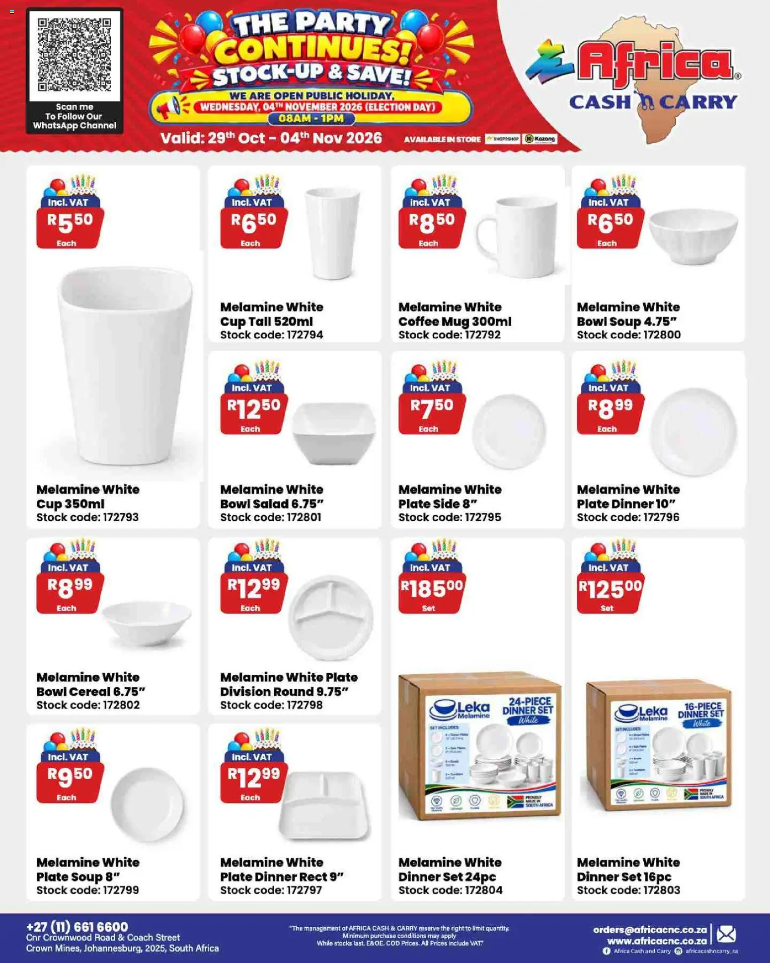 New Africa Cash & Carry catalogue – valid from 29/10/2026 | Page: 75