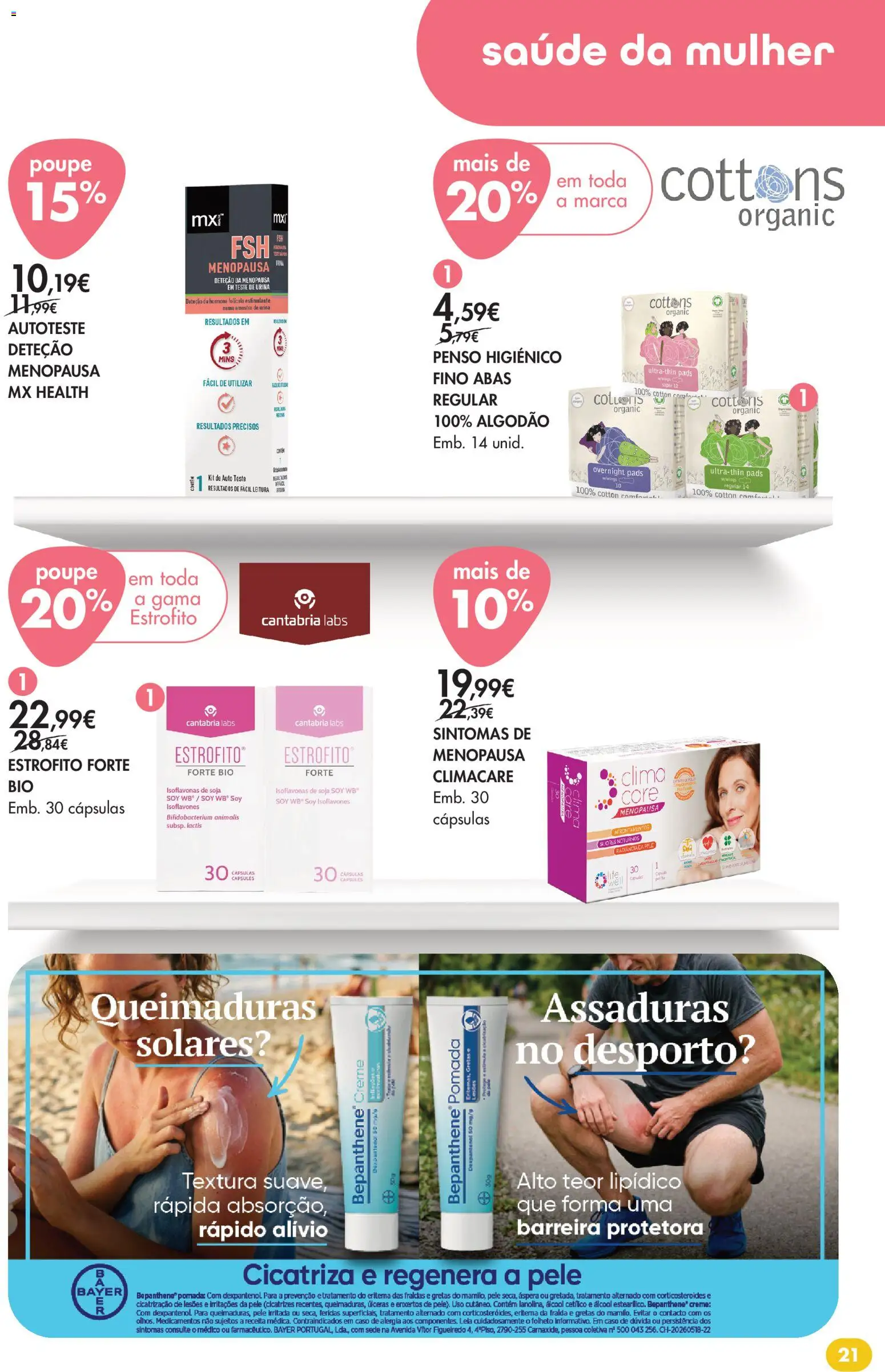 Pingo Doce folheto Bem Estar Verão 2 Lojas │ válido de 14/07/2026 | Página: 21 | Produtos: Pomada, Cápsulas, Álcool, Creme