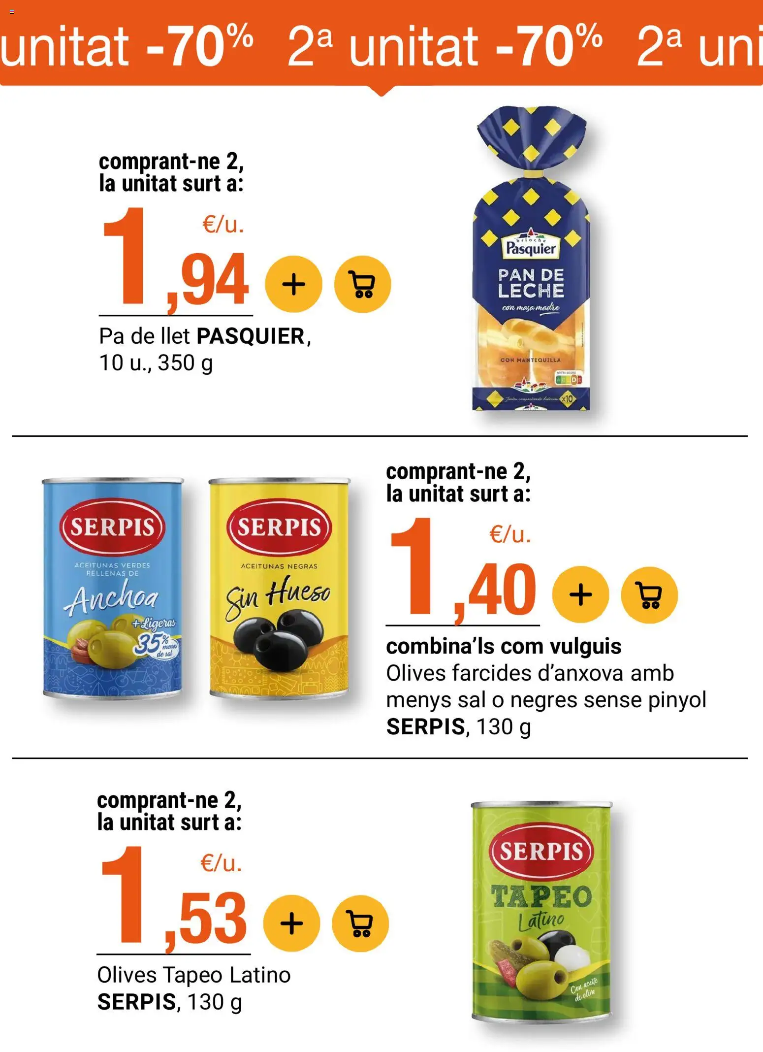 Bonpreu folleto │ válido desde el 16.06.2026 | Página: 14 | Productos: Aceite, Pan, Pan de leche, Συσκευή ροής
